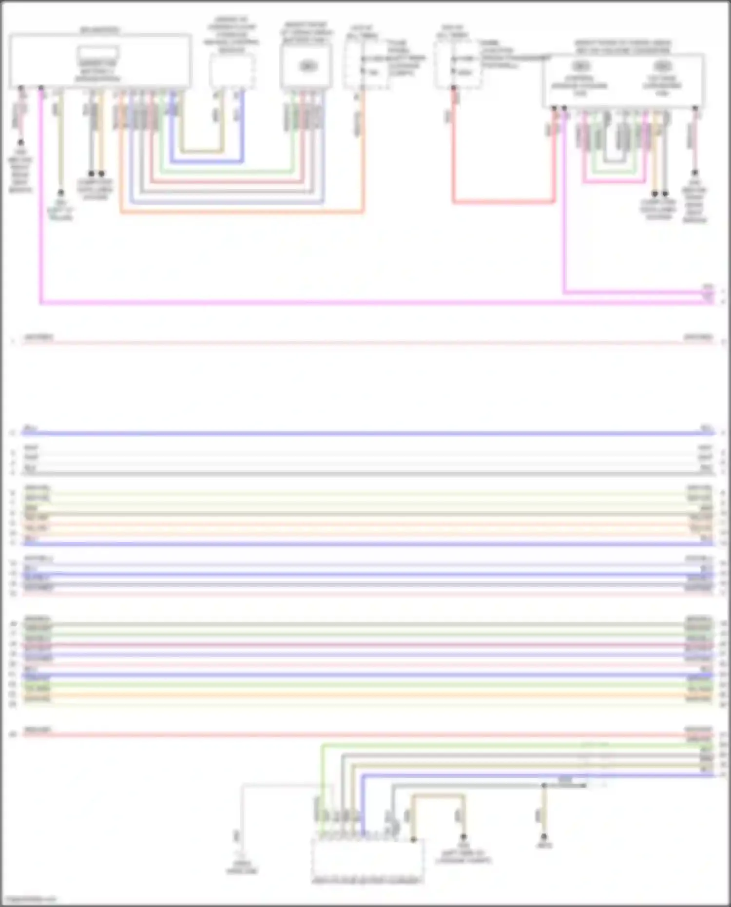 SQ8 Audi I facelift (2023-2024): Wiring diagram engine performance 4.0l turbo hybrid (12 of 15)