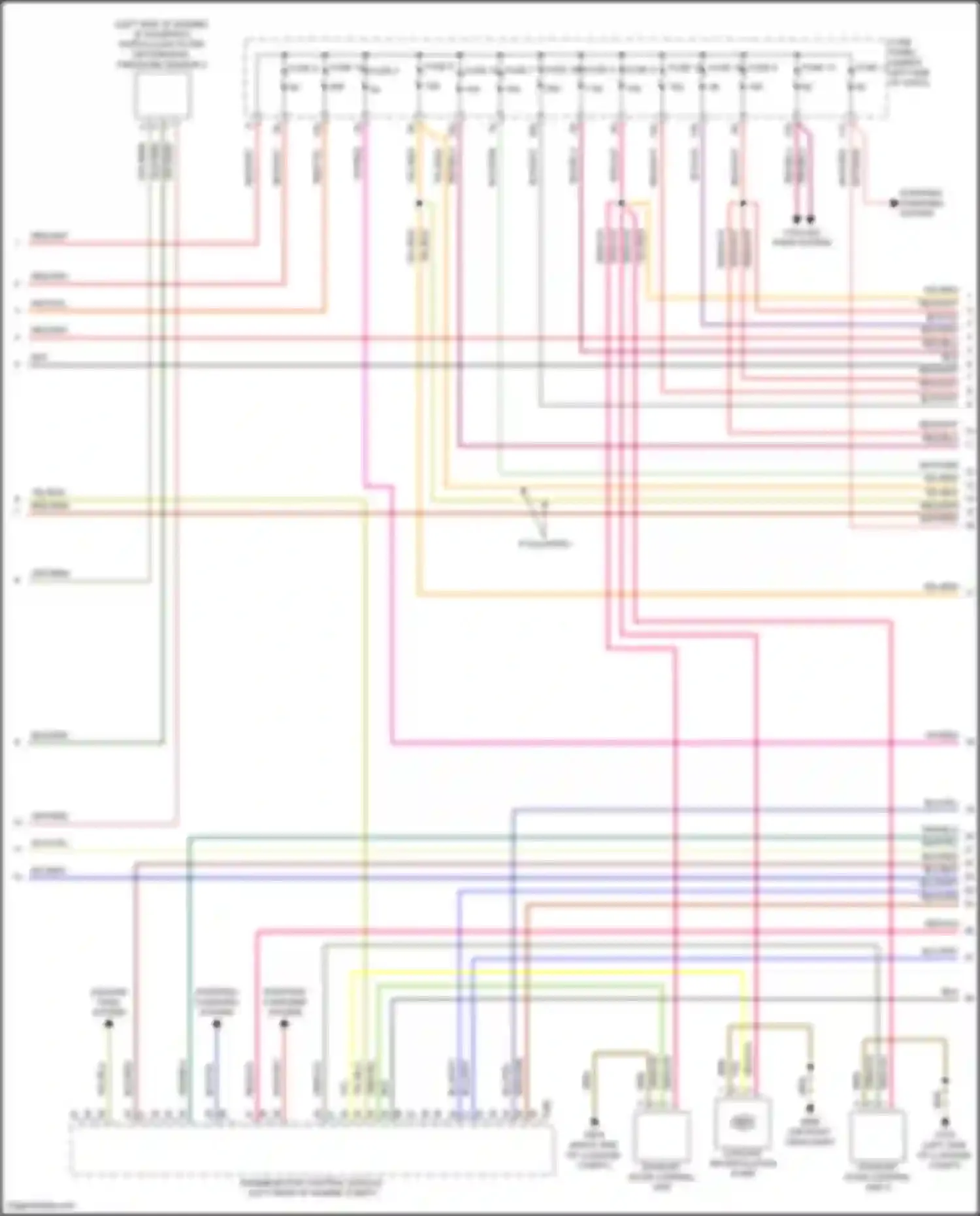 SQ8 Audi I facelift (2023-2024): Wiring diagram engine performance 4.0l turbo hybrid (2 of 15)