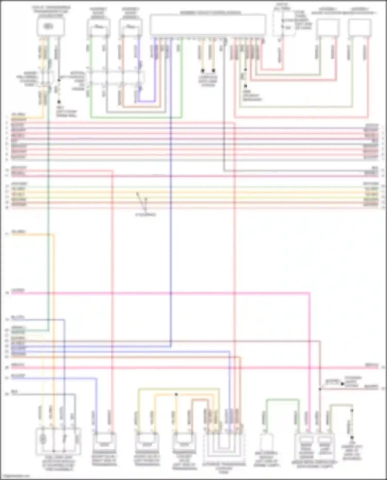 SQ8 Audi I facelift (2023-2024): Wiring diagram engine performance 4.0l turbo hybrid (3 of 15)