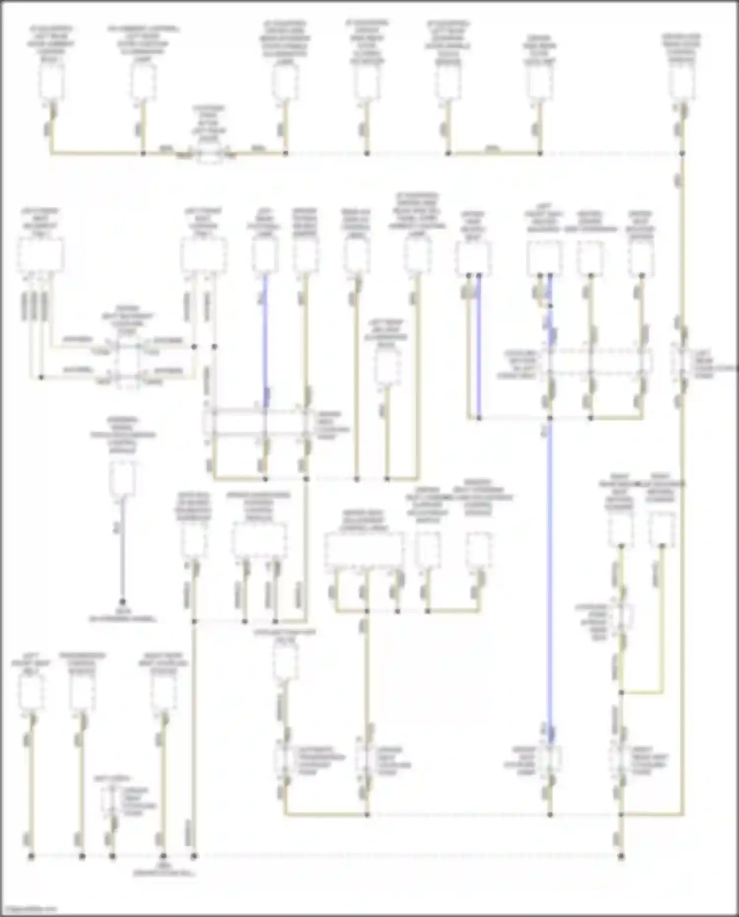 SQ8 Audi I facelift (2023-2024): Ground distribution circuit (2 of 7)