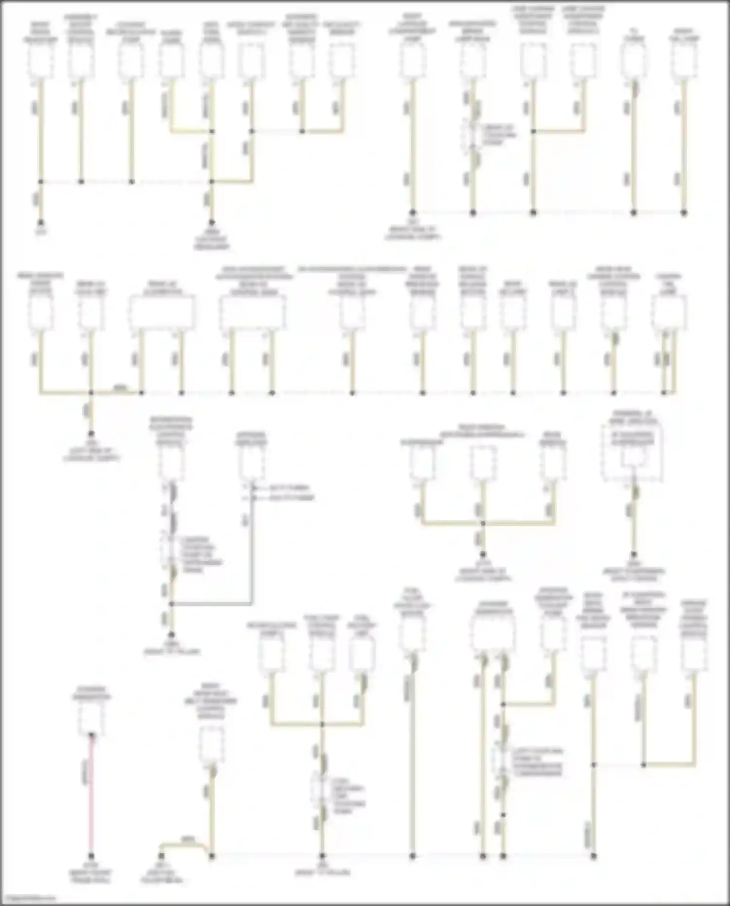 SQ8 Audi I facelift (2023-2024): Ground distribution circuit (5 of 7)