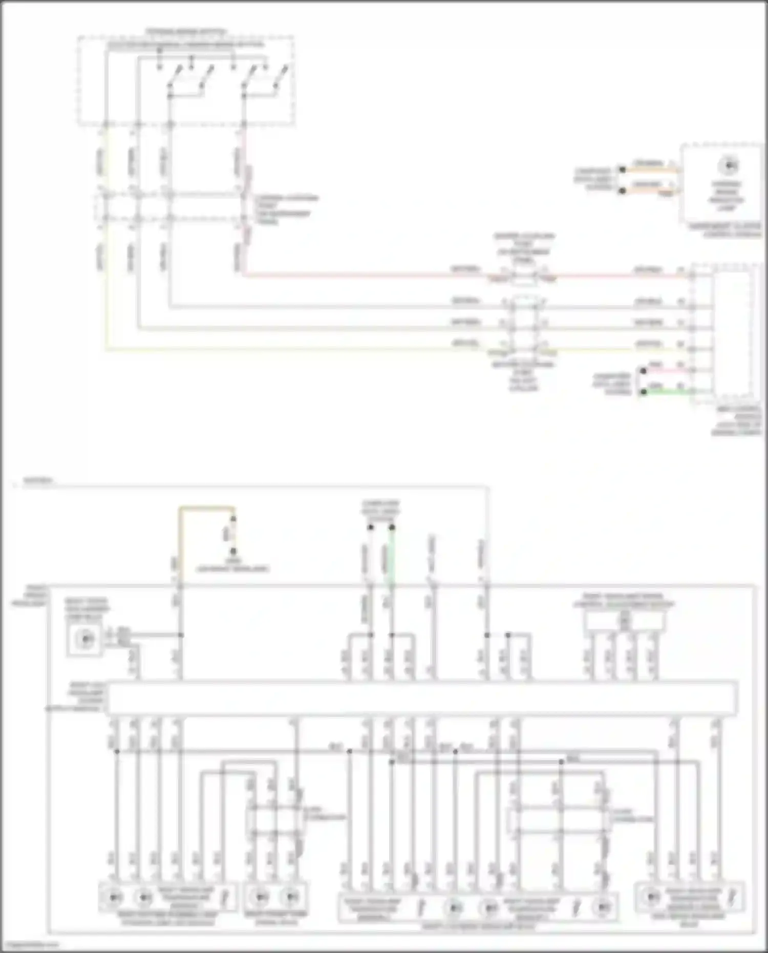 SQ8 Audi I facelift (2023-2024): Headlights circuit, w/o matrix beam (2 of 2)