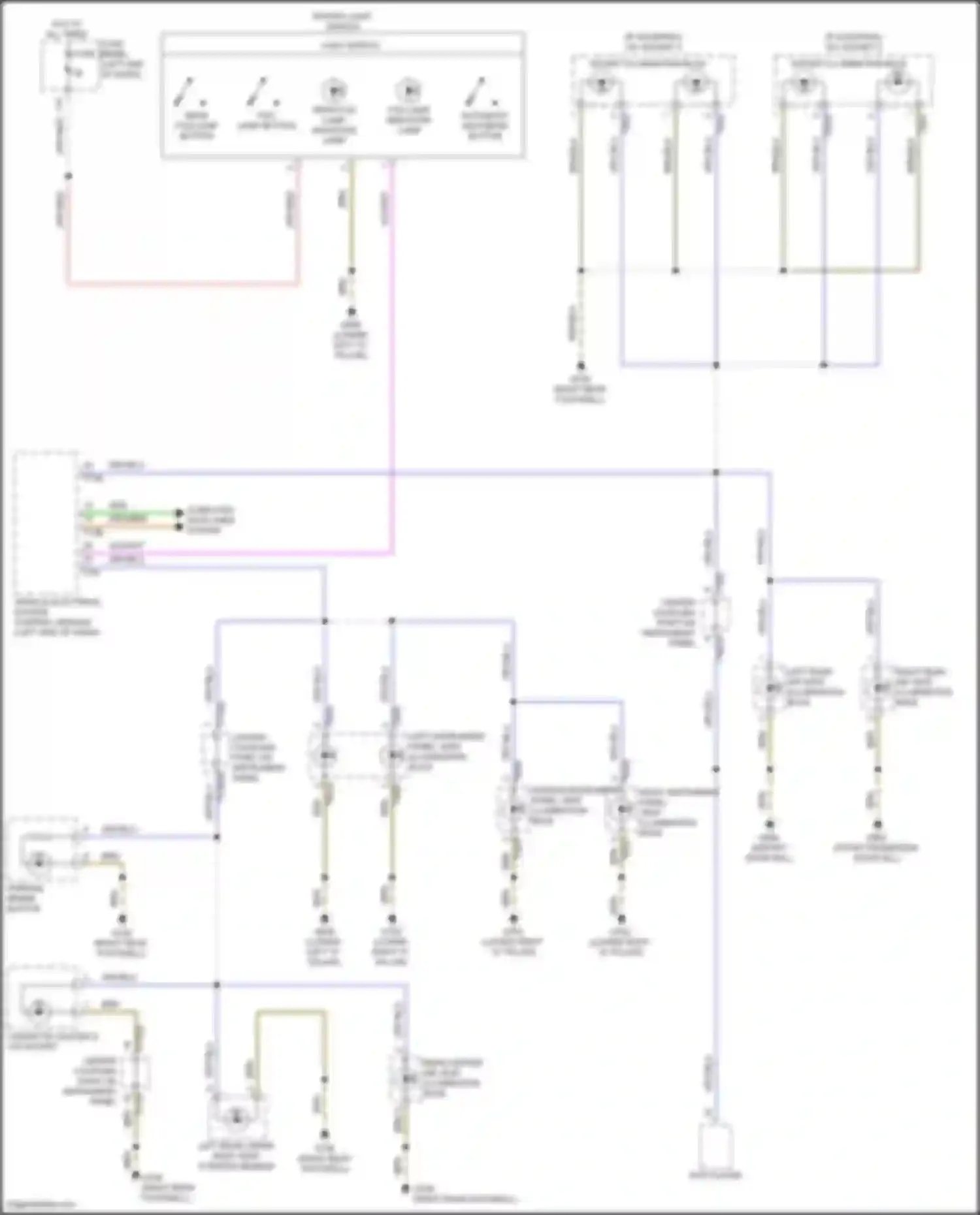 SQ8 Audi I facelift (2023-2024): Instrument illumination circuit (1 of 3)
