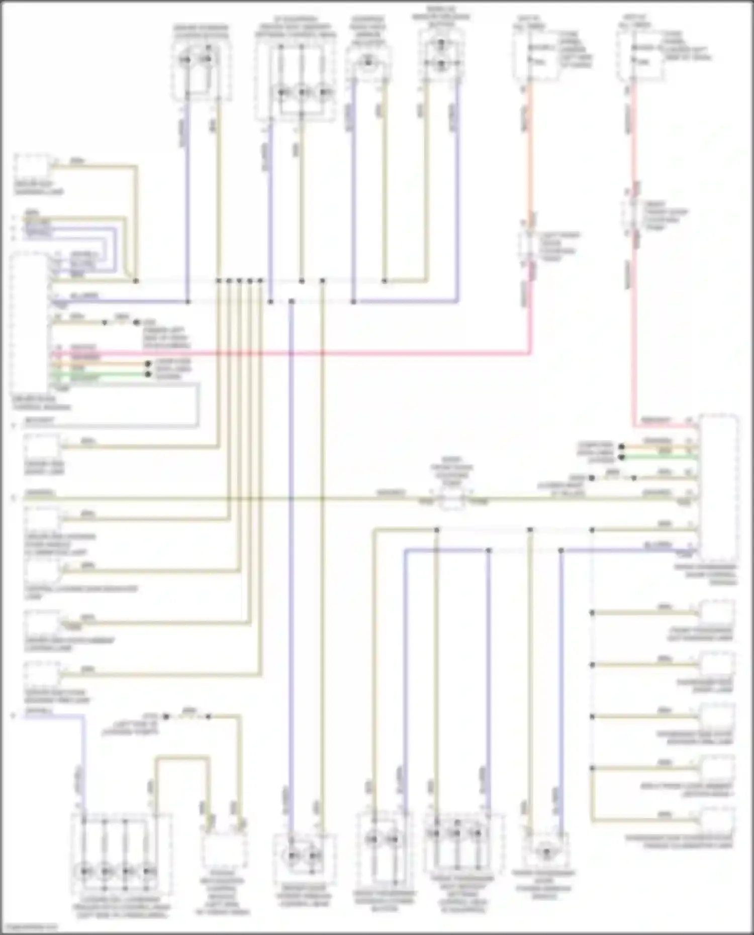 SQ8 Audi I facelift (2023-2024): Instrument illumination circuit (3 of 3)
