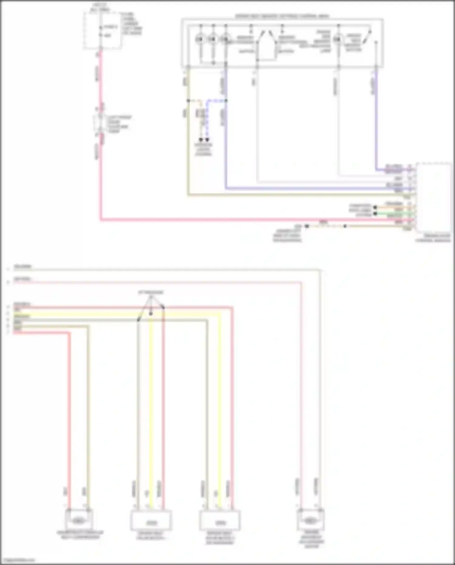 SQ8 Audi I facelift (2023-2024): Driver"s memory seat circuit, w/ comfort seats (2 of 2)
