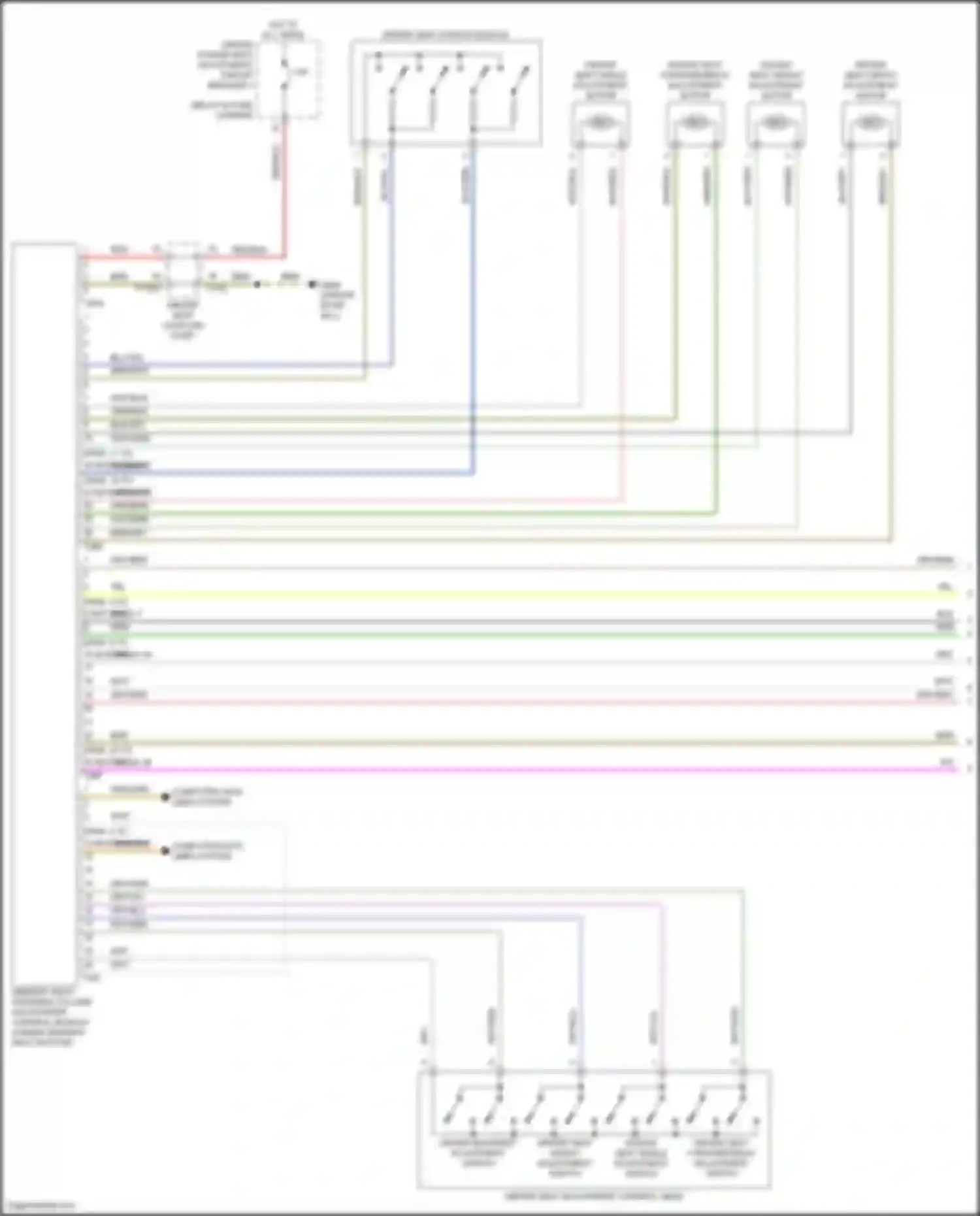 SQ8 Audi I facelift (2023-2024): Driver"s memory seat circuit, w/ sport seats (1 of 2)