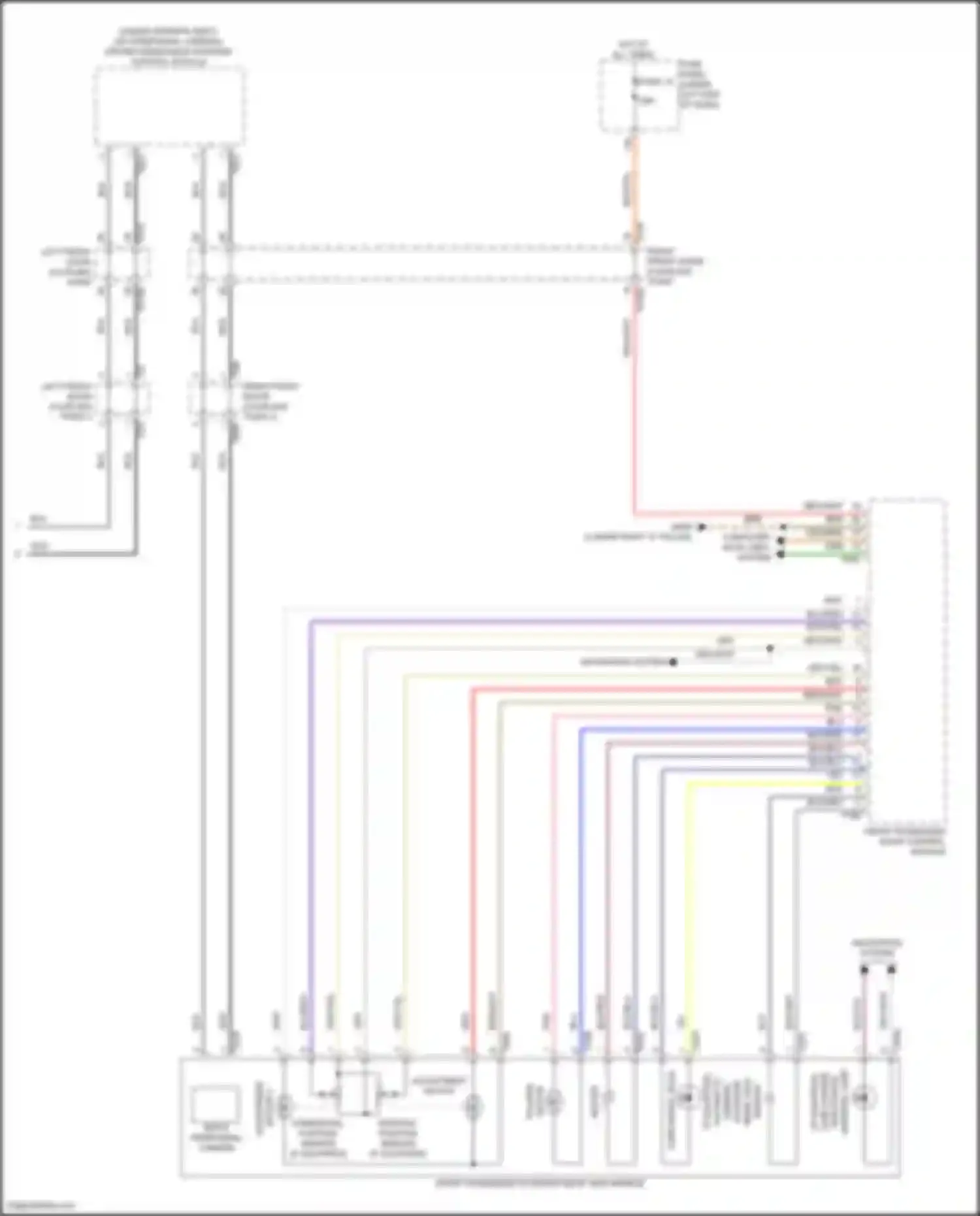 SQ8 Audi I facelift (2023-2024): Memory mirrors circuit (2 of 2)