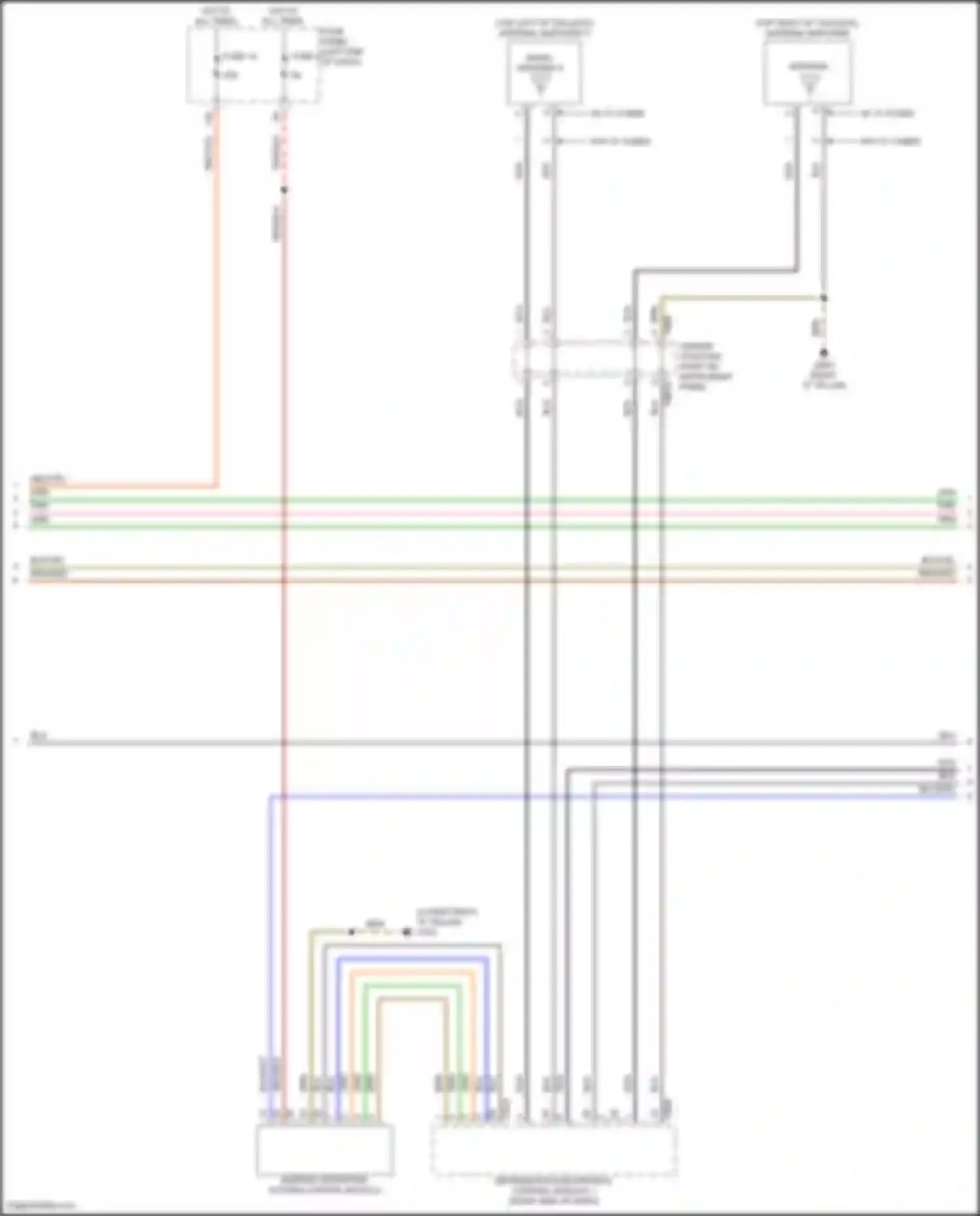 SQ8 Audi I facelift (2023-2024): Navigation circuit, w/ amplifier w/o high end sound (3 of 5)