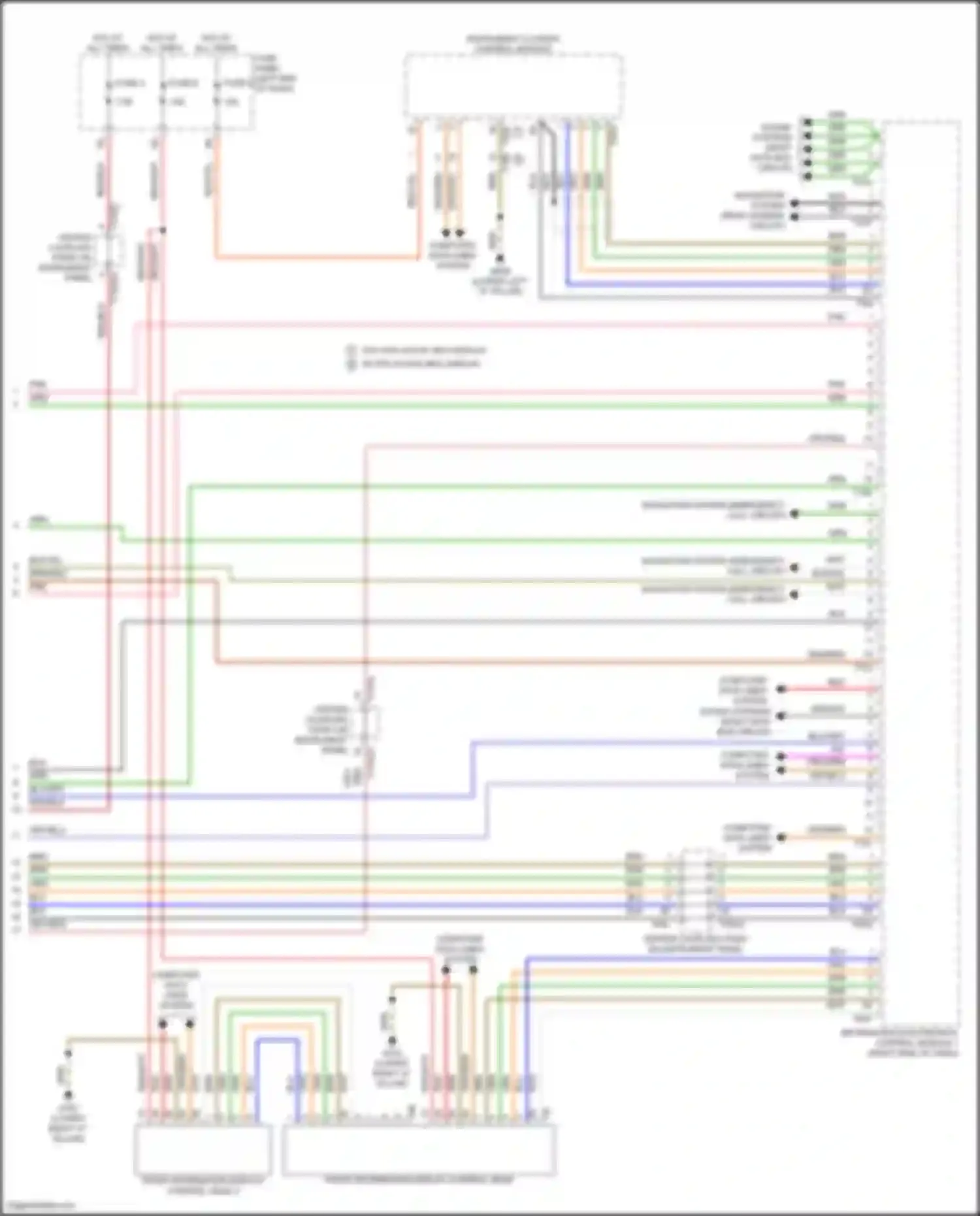SQ8 Audi I facelift (2023-2024): Navigation circuit, w/ amplifier w/o high end sound (5 of 5)