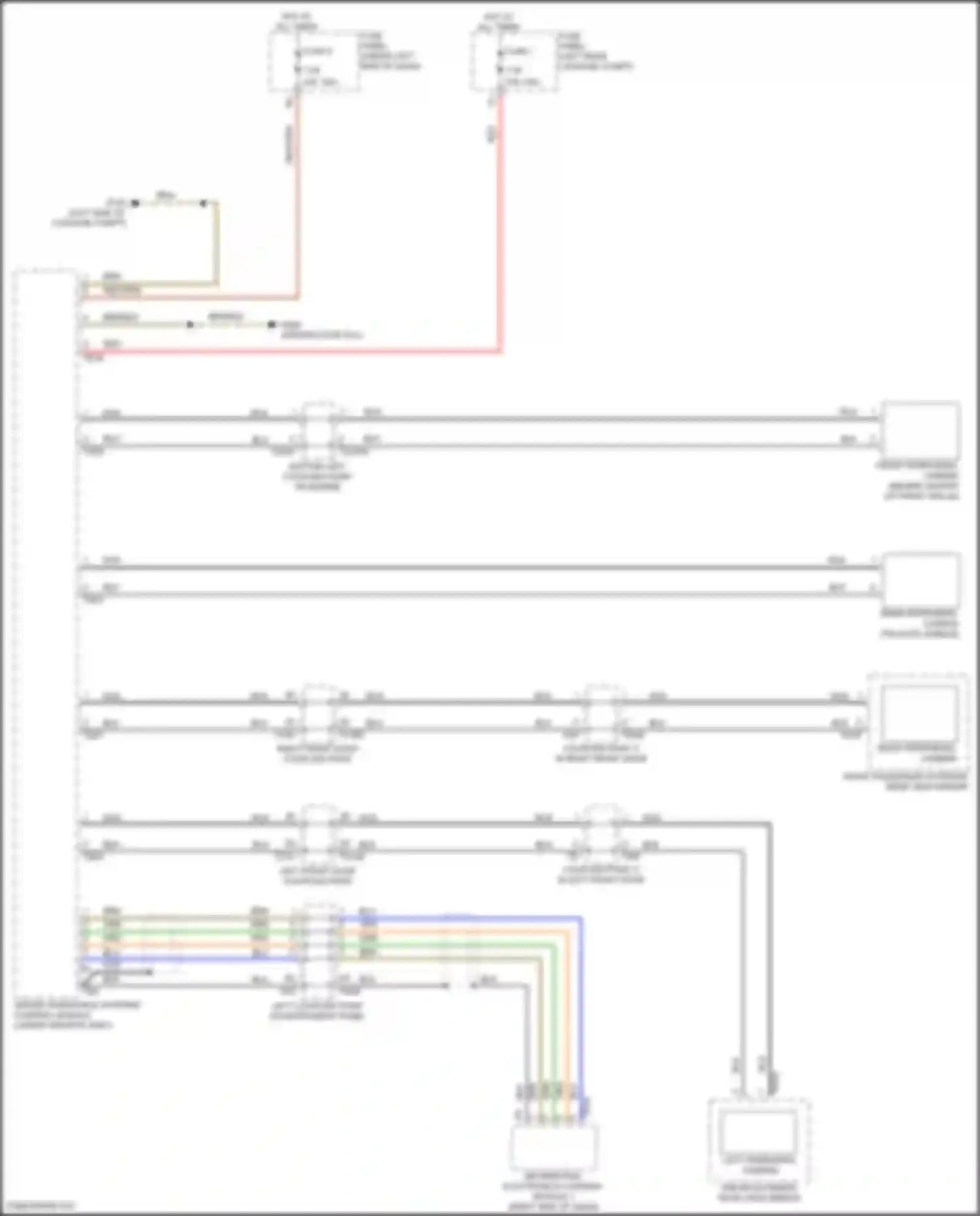 SQ8 Audi I facelift (2023-2024): Peripheral camera circuit