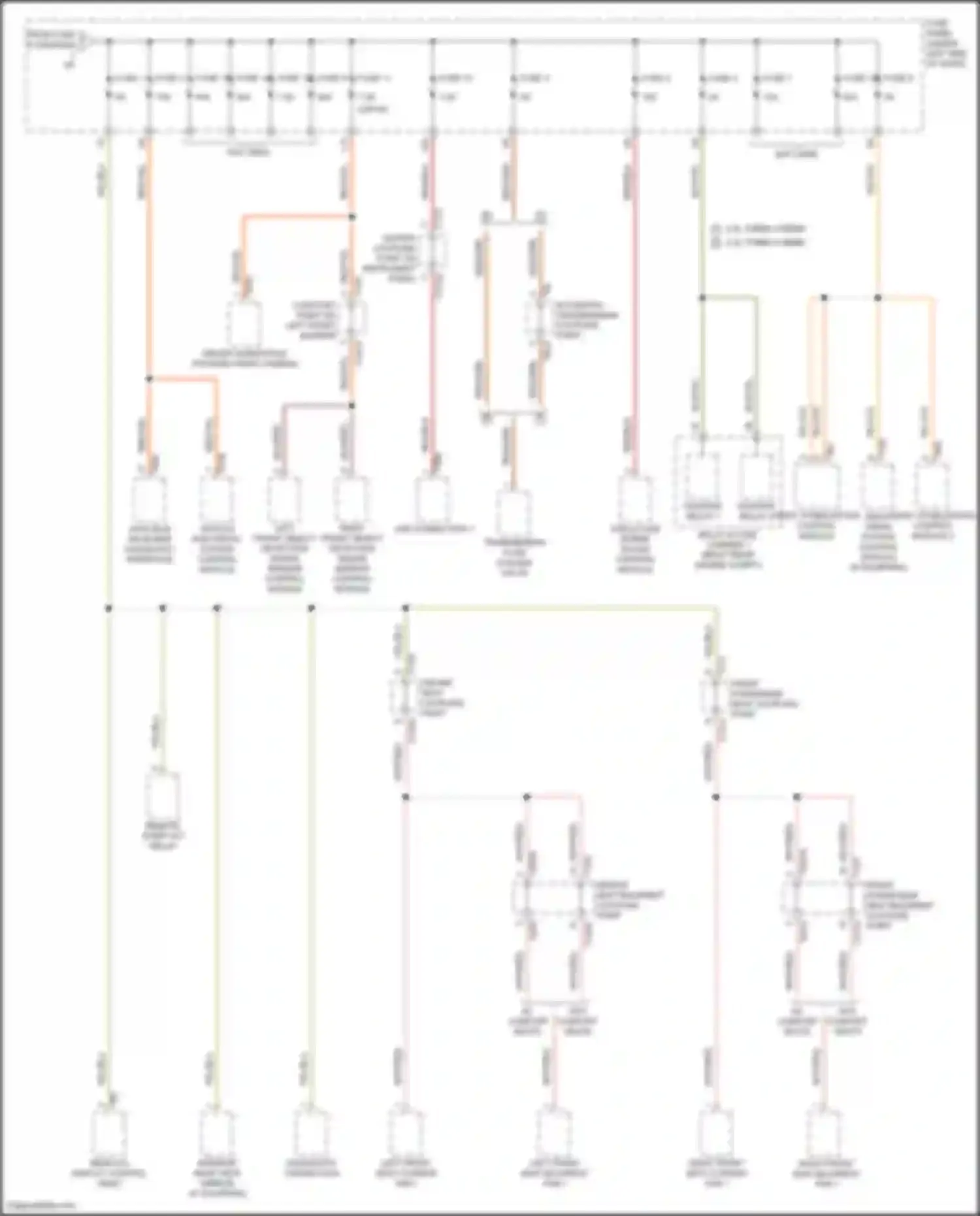 SQ8 Audi I facelift (2023-2024): Power distribution circuit (6 of 9)