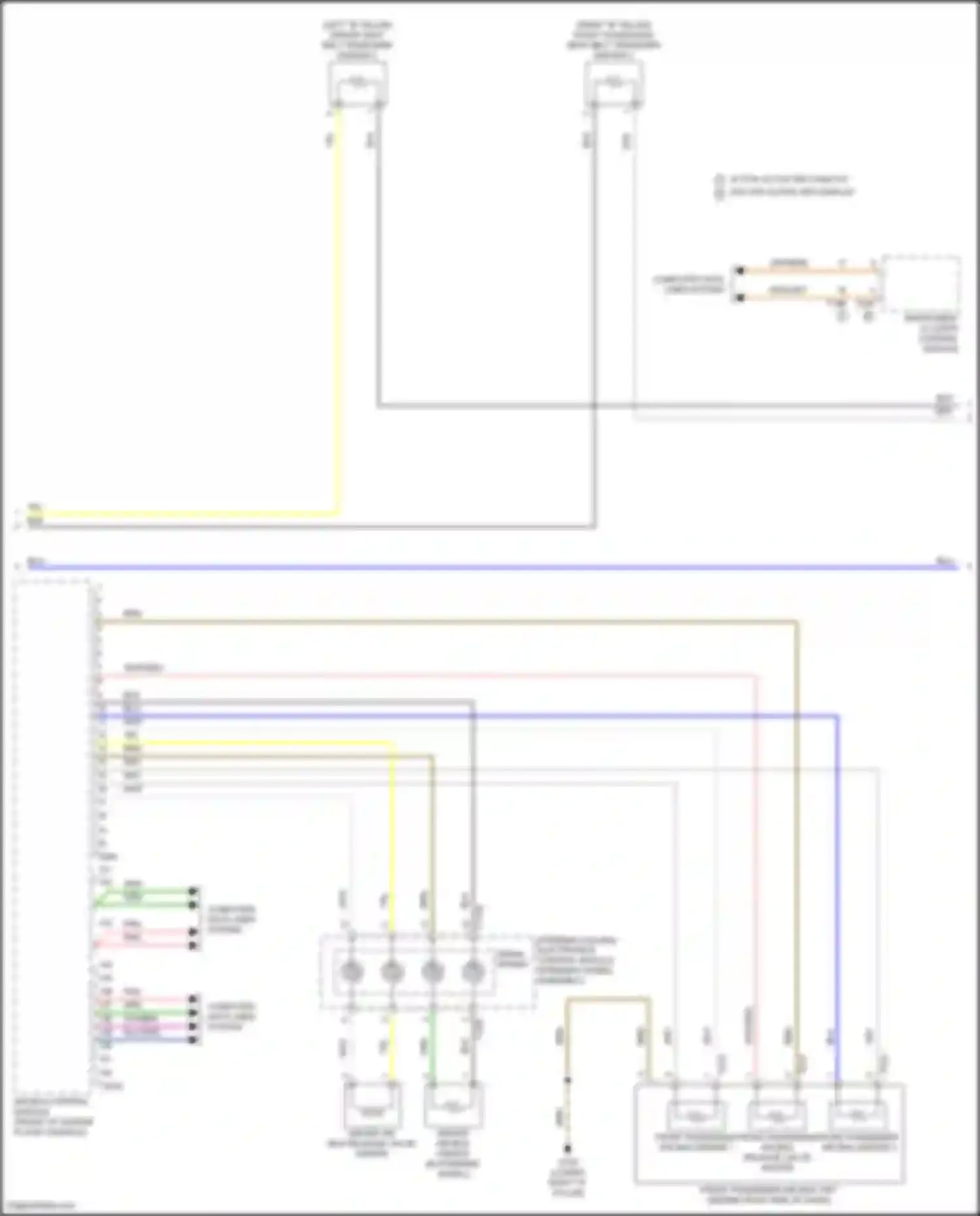 SQ8 Audi I facelift (2023-2024): Supplemental restraints circuit (5 of 6)