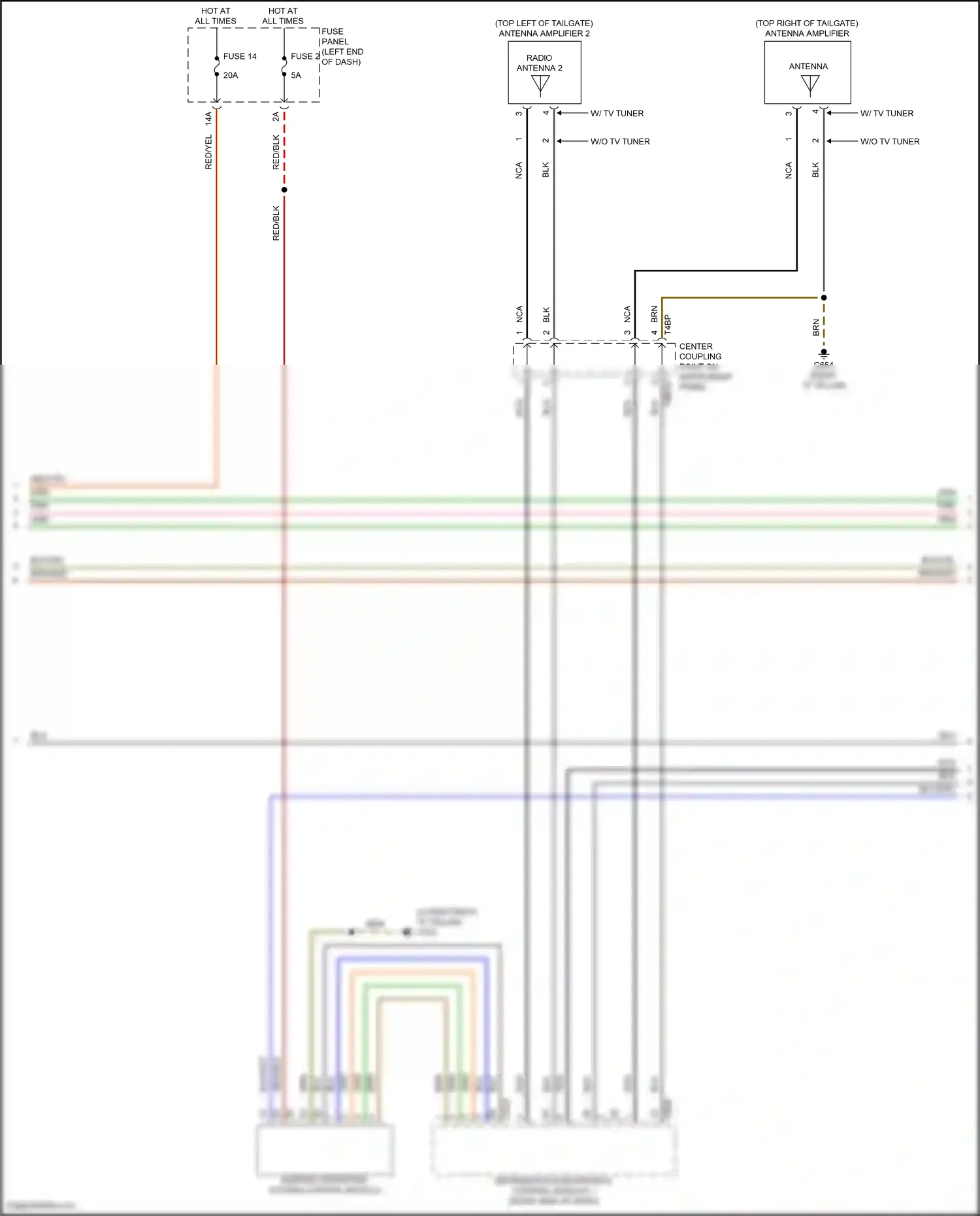 Wiring diagram android operating system control module for Audi SQ8 I facelift (2023-2024) (2 of 8)