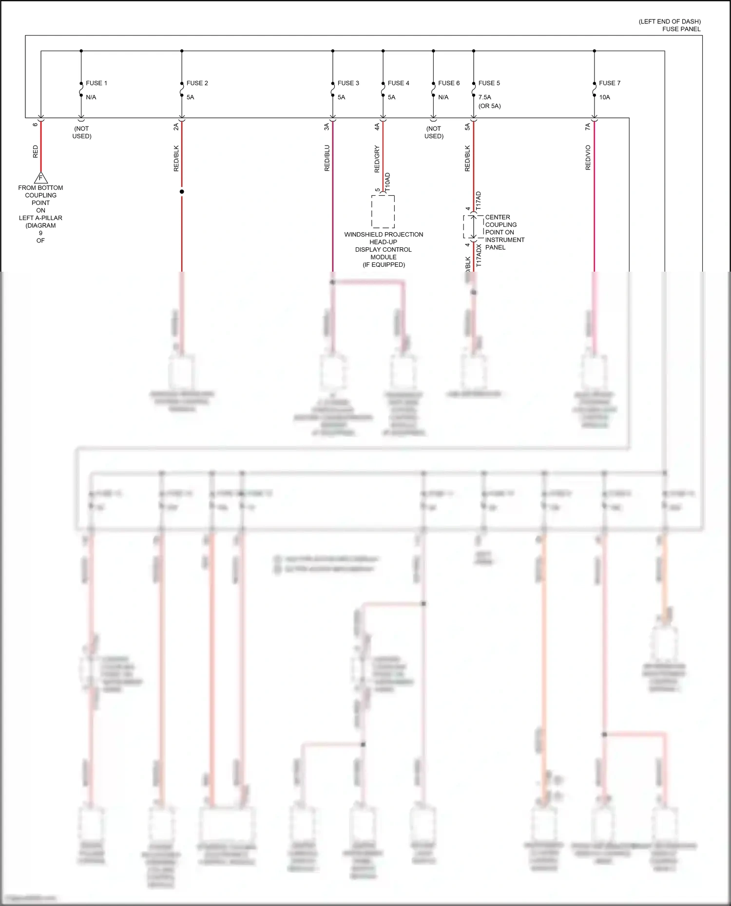Wiring diagram driver volume control for Audi SQ8 I facelift (2023-2024) (6 of 9)
