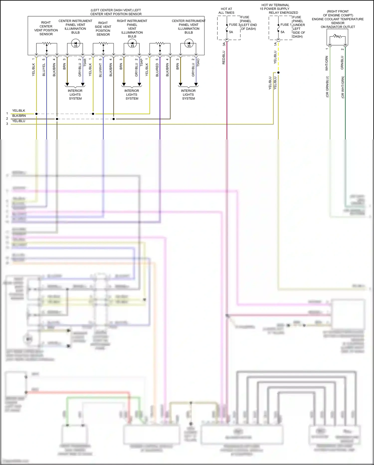 Wiring diagram front passenger side ionizer for Audi SQ8 I facelift (2023-2024) (1 of 3)