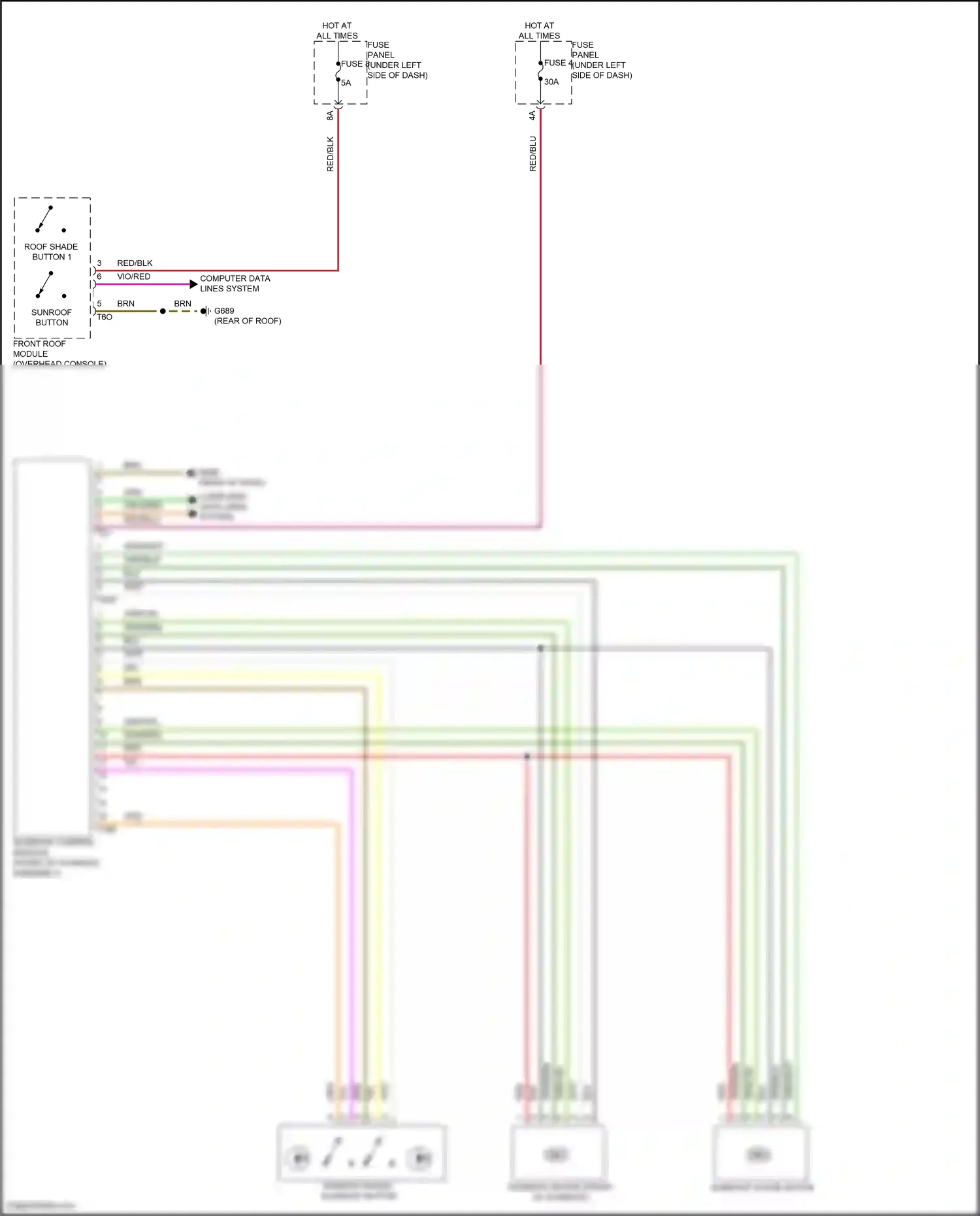 Wiring diagram fuse panel e for Audi SQ8 I facelift (2023-2024) (29 of 38)