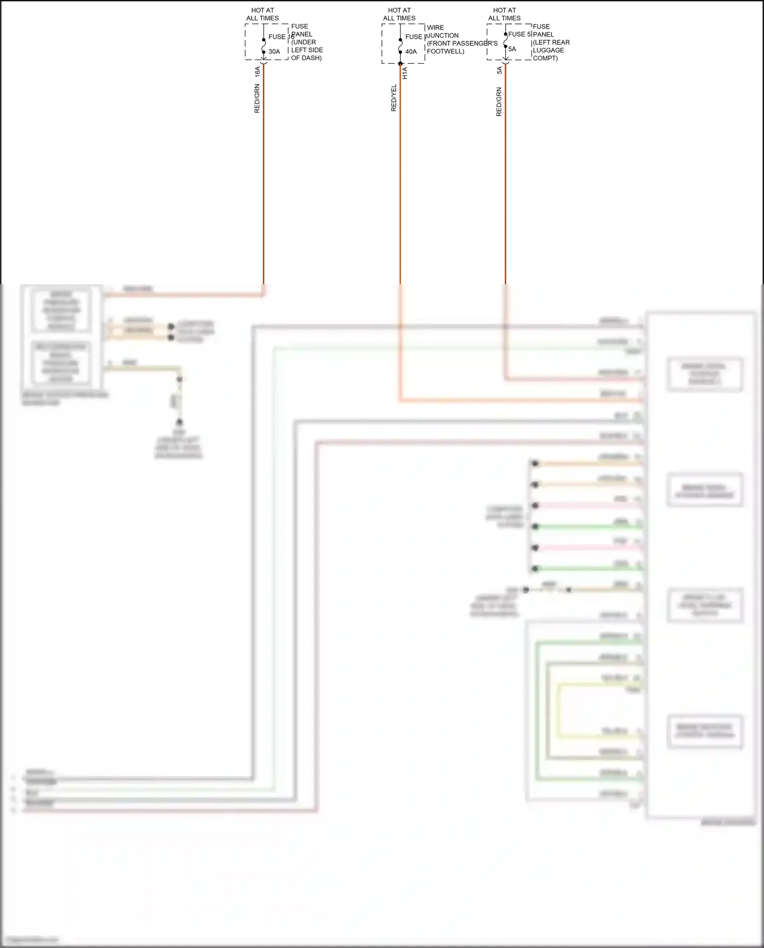 Wiring diagram fuse panel e for Audi SQ8 I facelift (2023-2024) (23 of 38)