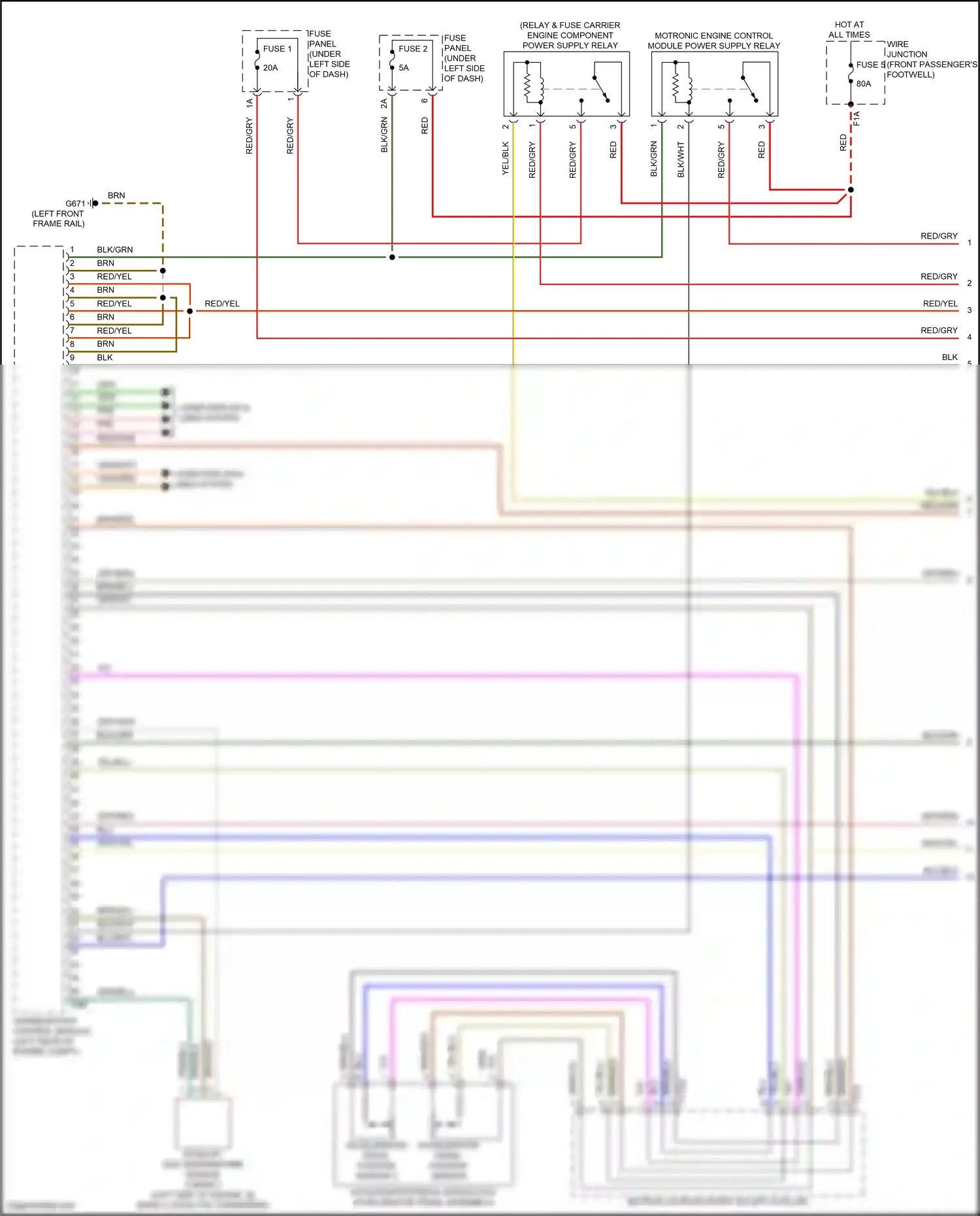 Wiring diagram fuse panel e for Audi SQ8 I facelift (2023-2024) (38 of 38)