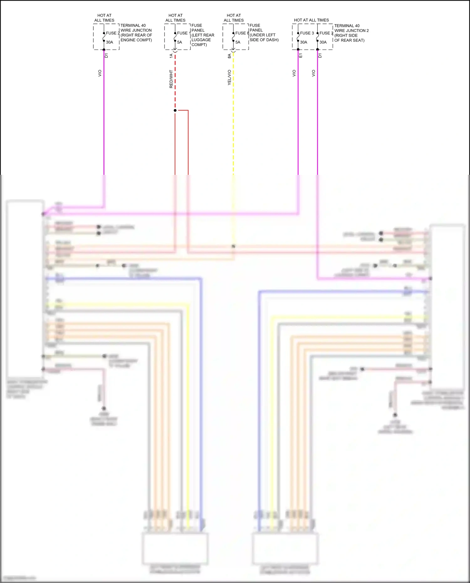 Wiring diagram fuse panel k for Audi SQ8 I facelift (2023-2024) (2 of 6)