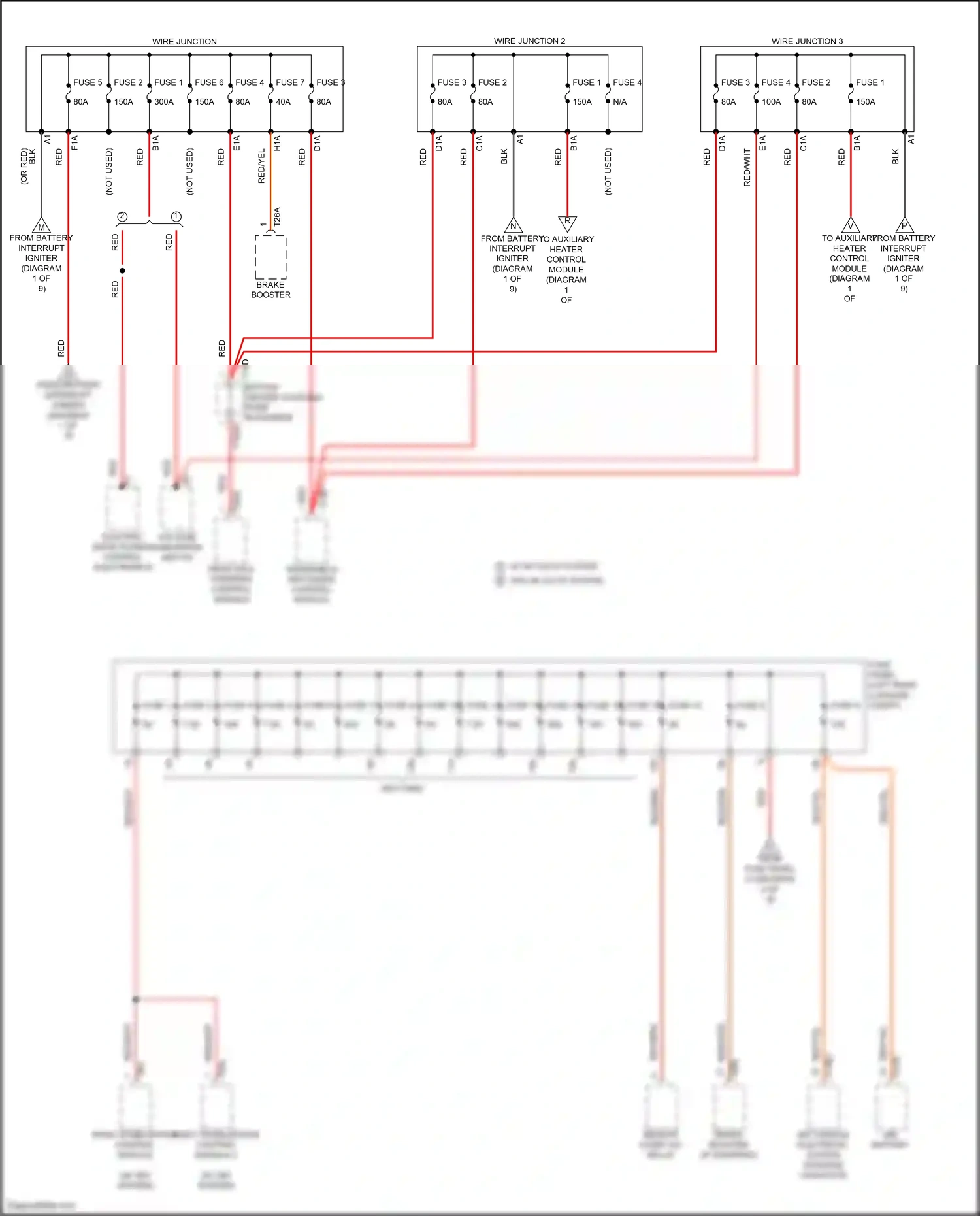 Wiring diagram fuse panel k for Audi SQ8 I facelift (2023-2024) (3 of 6)