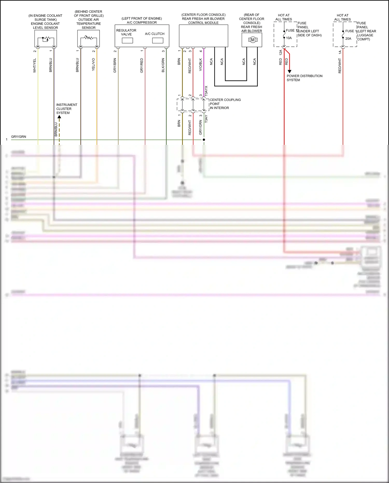 Wiring diagram humidity sensor for Audi SQ8 I facelift (2023-2024) (1 of 9)