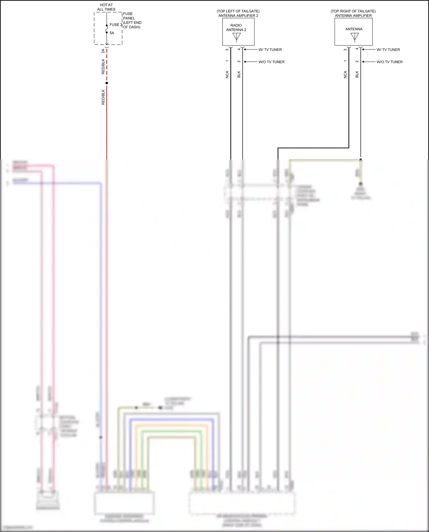 Wiring diagram information electronics control module 1 for Audi SQ8 I facelift (2023-2024) (4 of 24)