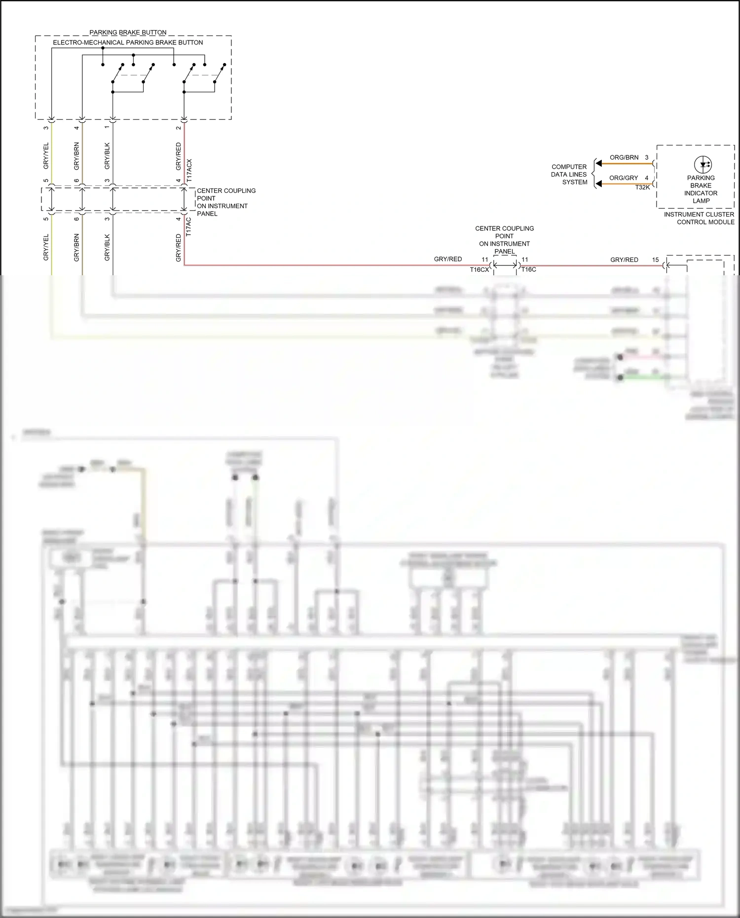Wiring diagram instrument cluster control module for Audi SQ8 I facelift (2023-2024) (37 of 39)