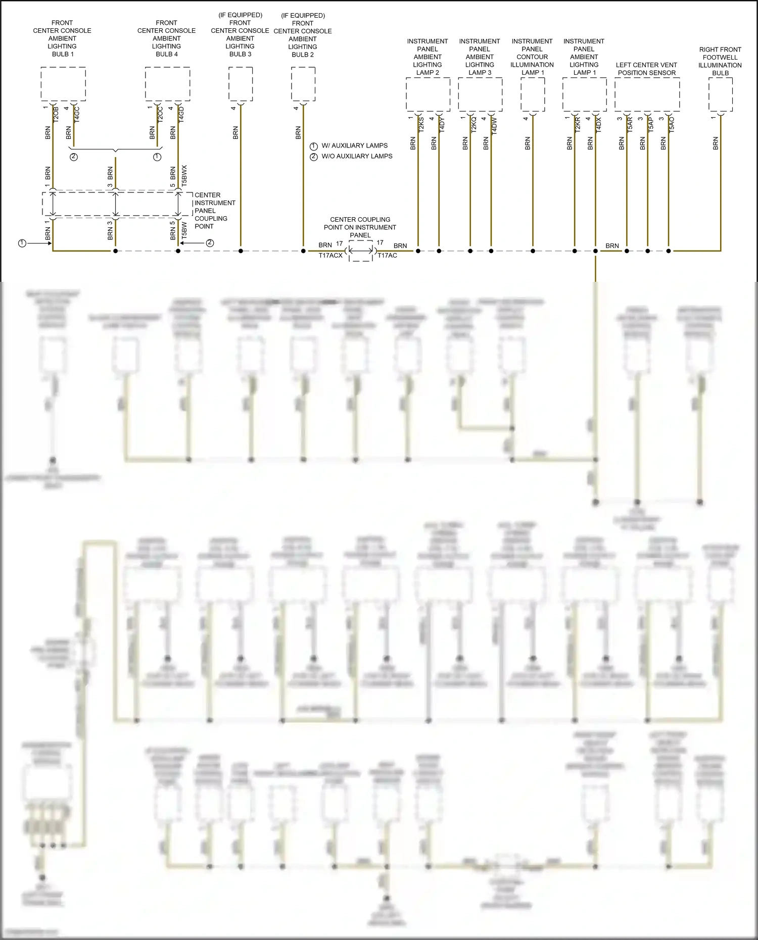 Wiring diagram left front headlamp for Audi SQ8 I facelift (2023-2024) (2 of 4)