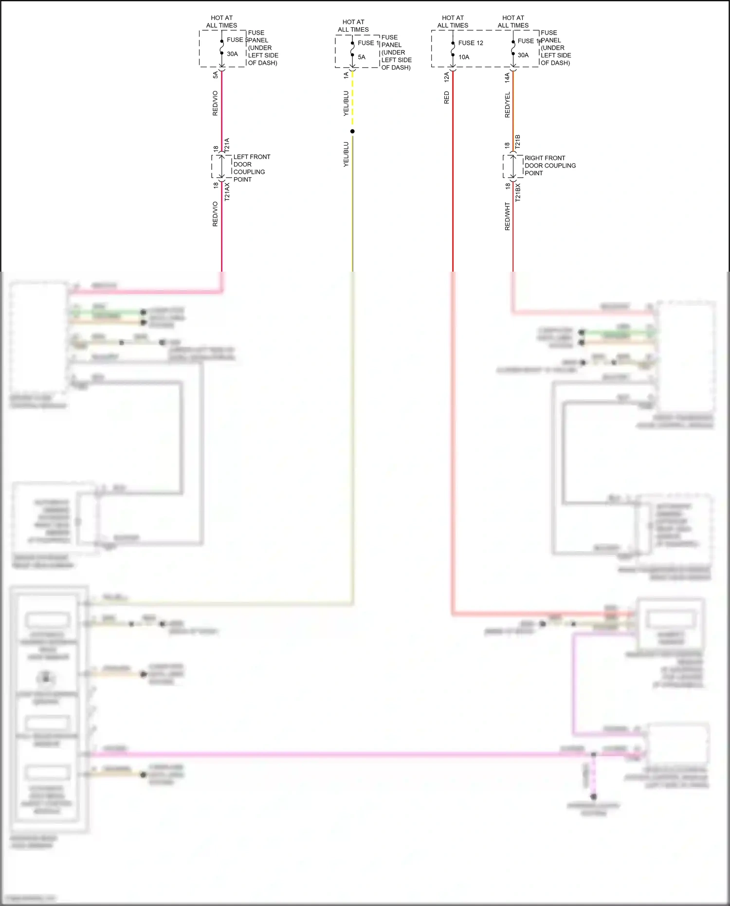 Wiring diagram light recognition sensor for Audi SQ8 I facelift (2023-2024) (6 of 6)
