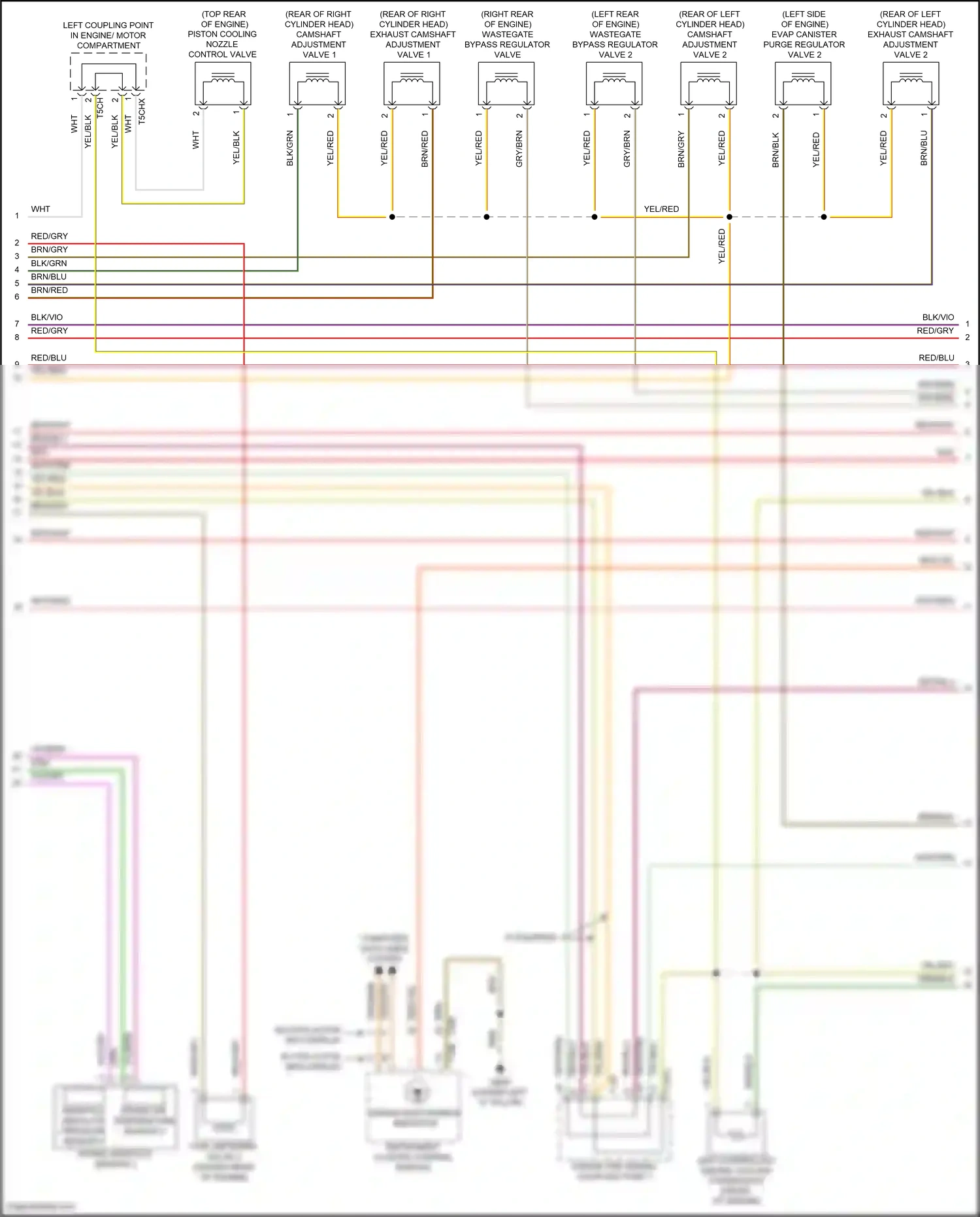 Wiring diagram map controlled engine cooling thermostat for Audi SQ8 I facelift (2023-2024) (1 of 1)