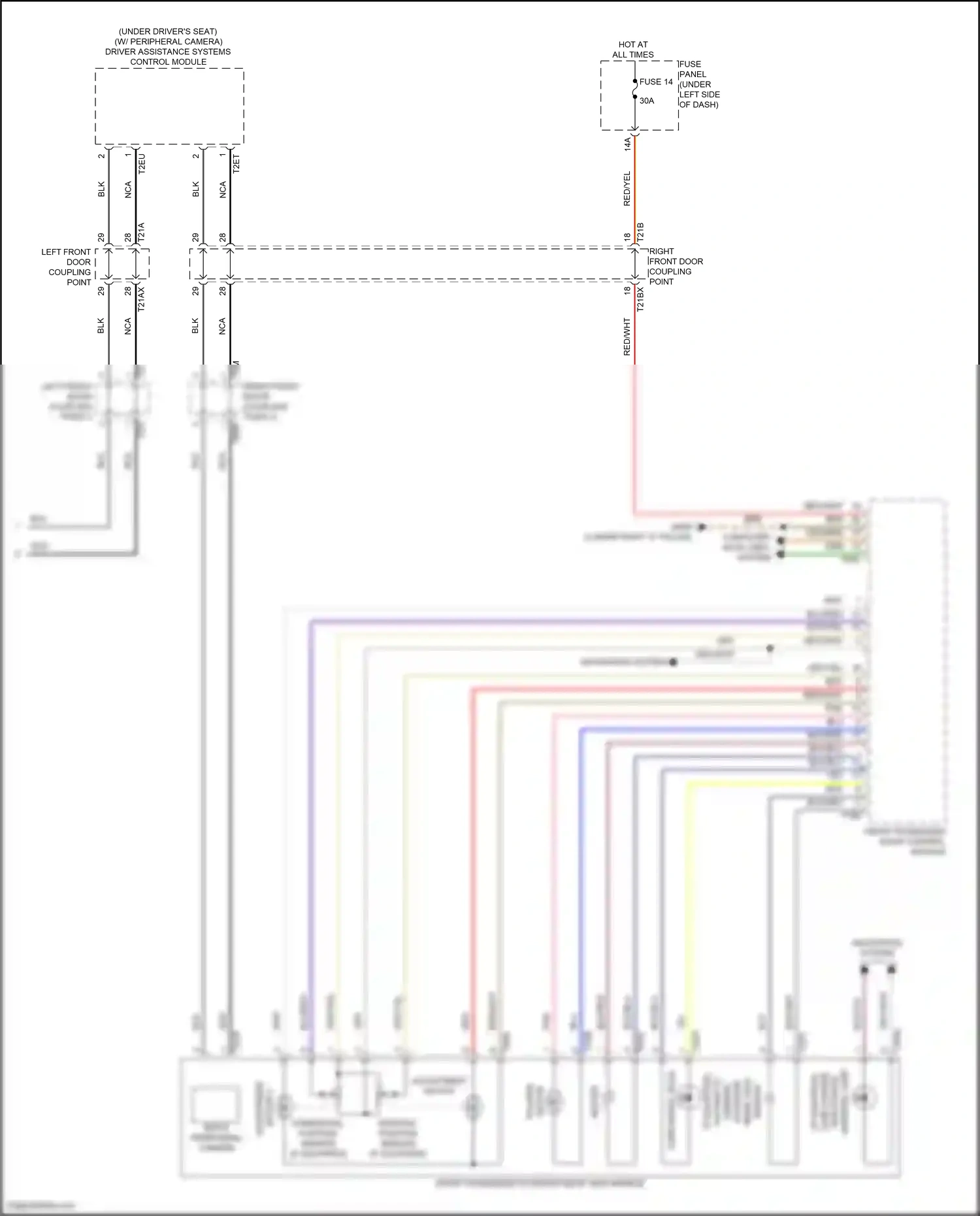 Wiring diagram navigation system for Audi SQ8 I facelift (2023-2024) (2 of 7)
