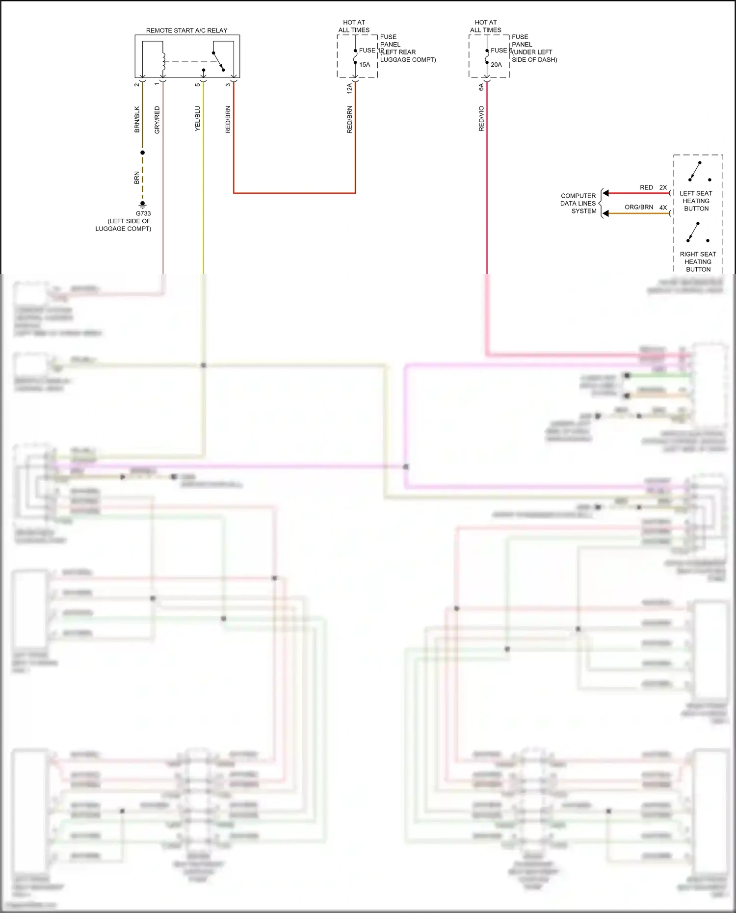 Wiring diagram vehicle electrical system control module for Audi SQ8 I facelift (2023-2024) (39 of 46)