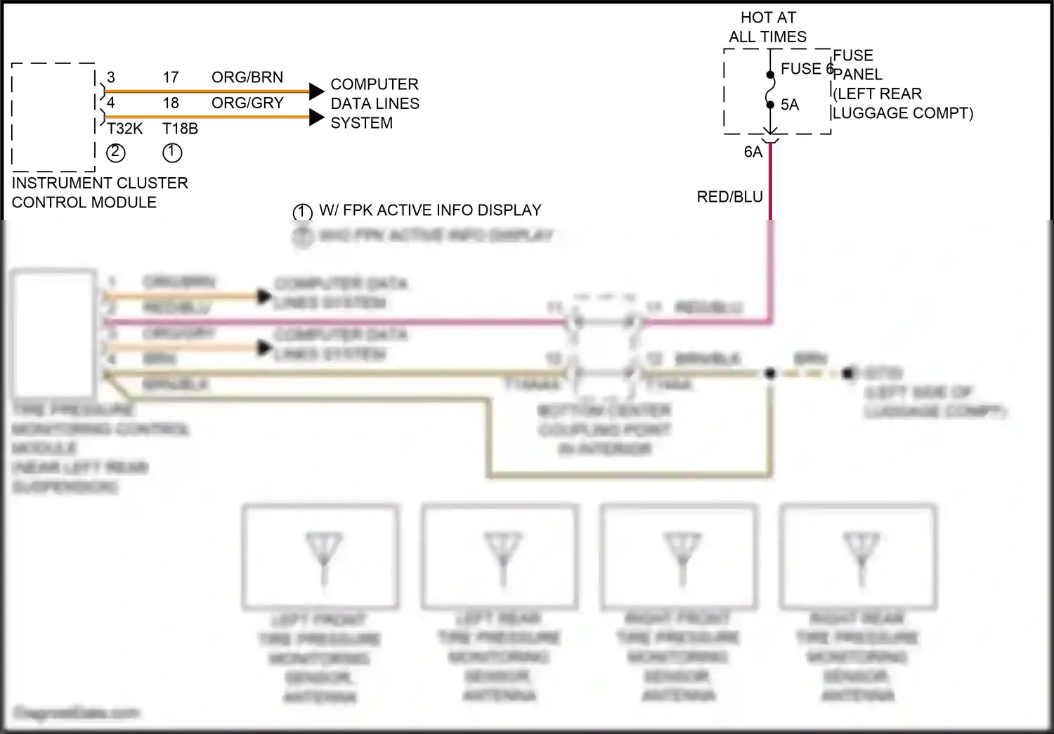 Wiring diagram w/o fpk active info display for Audi SQ8 I facelift (2023-2024) (18 of 18)