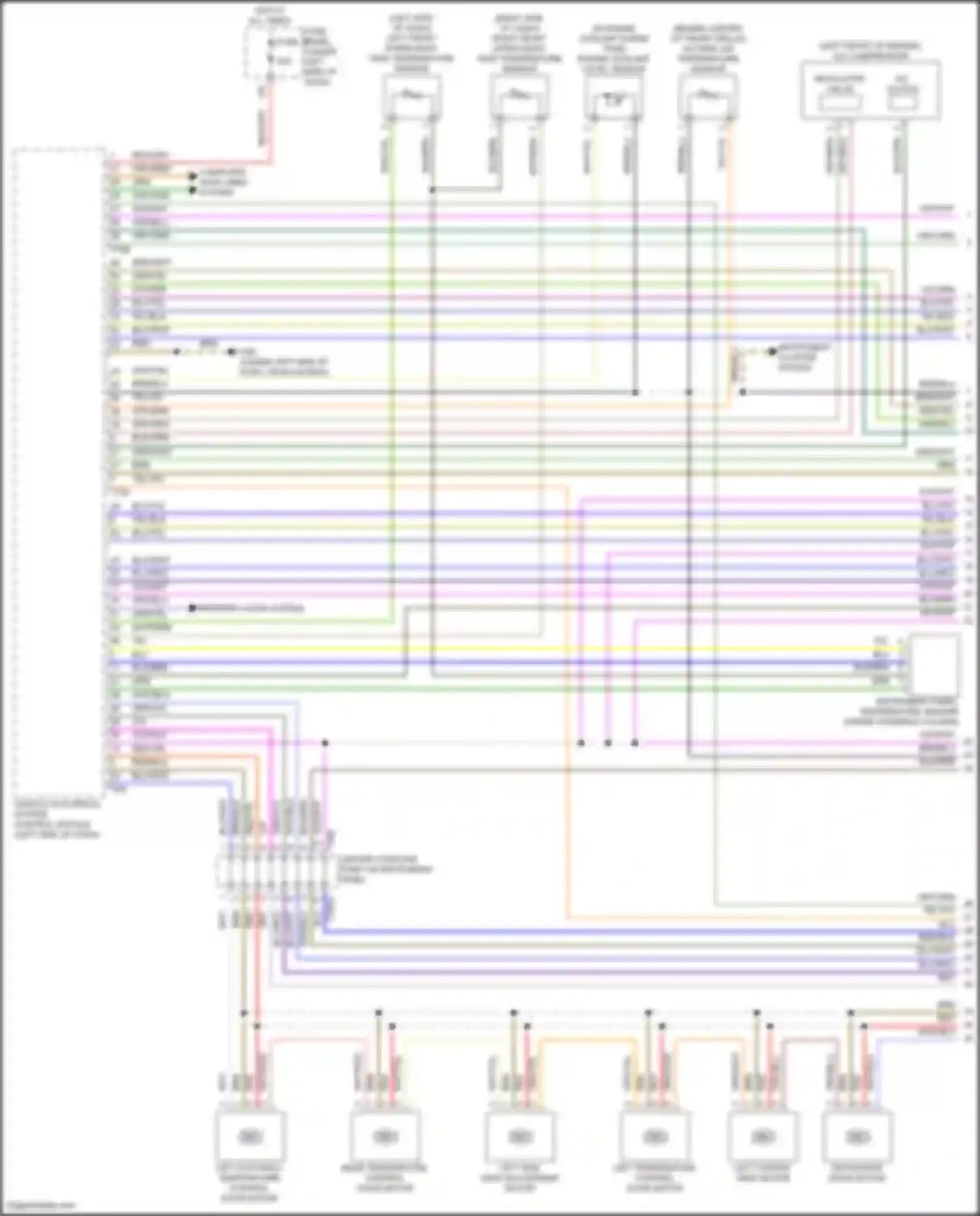 SQ8 Audi I (2019-2023): Automatic a/c circuit, w/o climatronic (1 of 6)