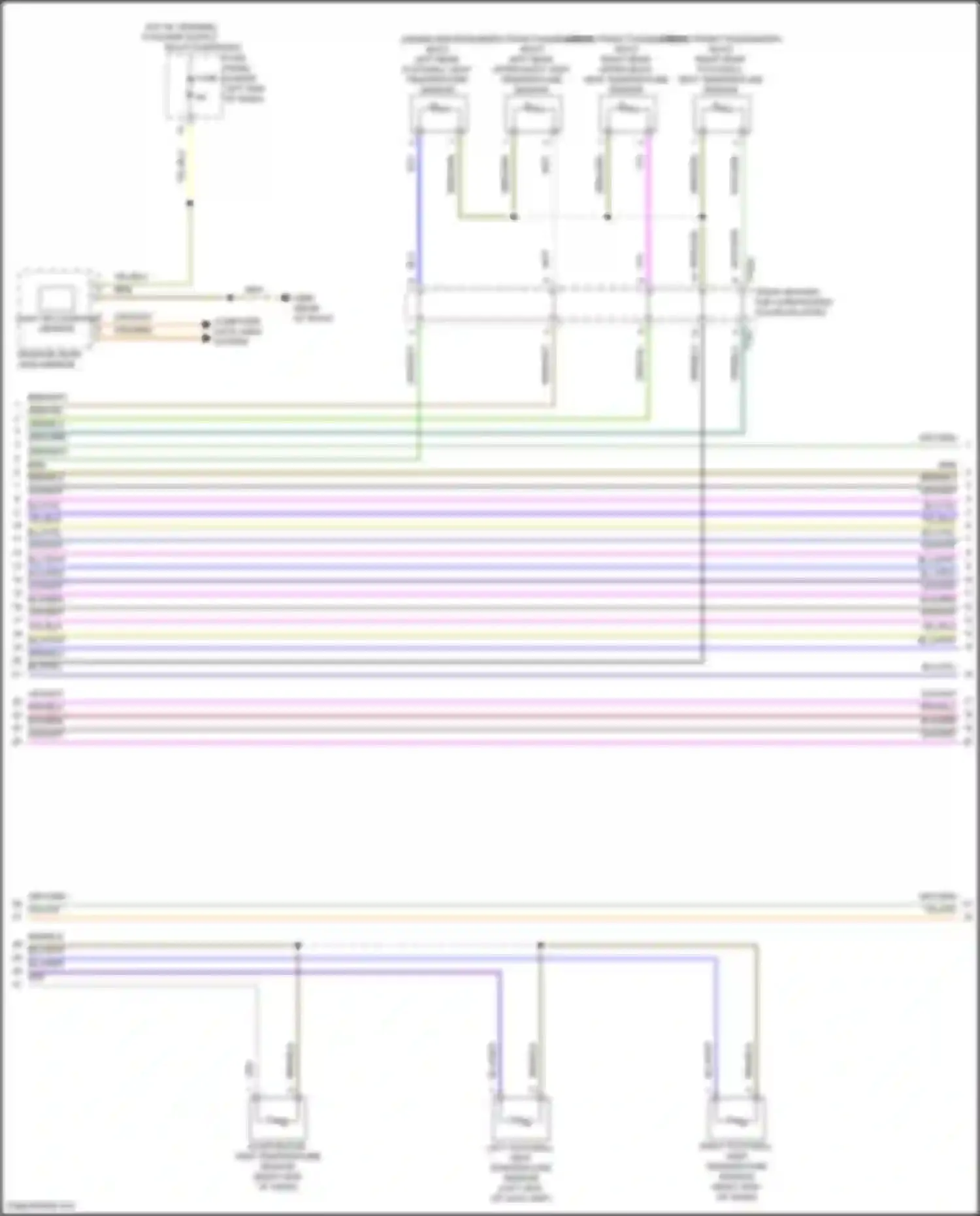 SQ8 Audi I (2019-2023): Automatic a/c circuit, w/o climatronic (3 of 6)