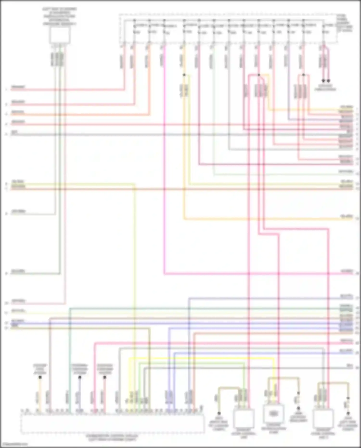 SQ8 Audi I (2019-2023): Wiring diagram engine performance 4.0l turbo hybrid (2 of 12)