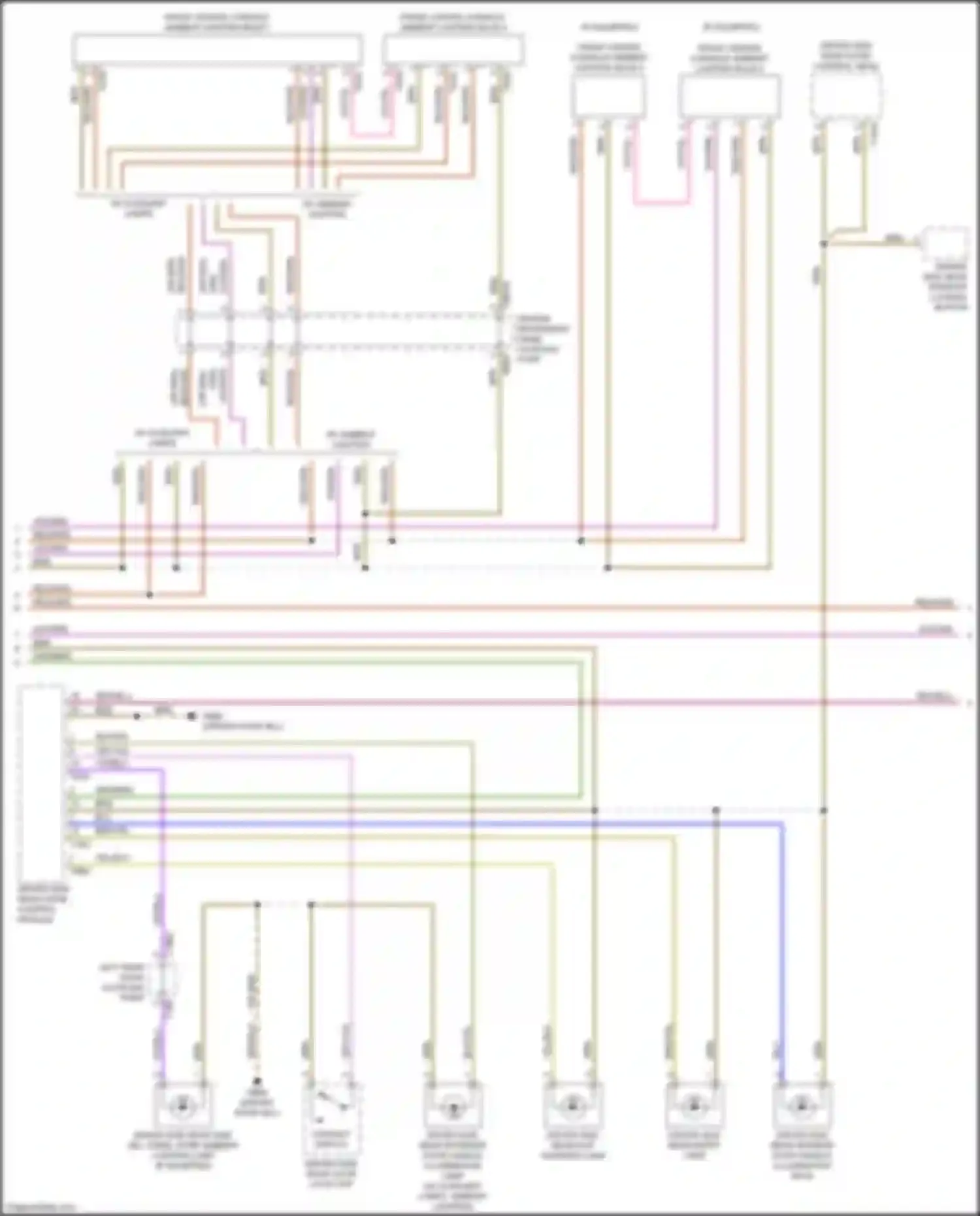 SQ8 Audi I (2019-2023): Courtesy lamps circuit (4 of 6)