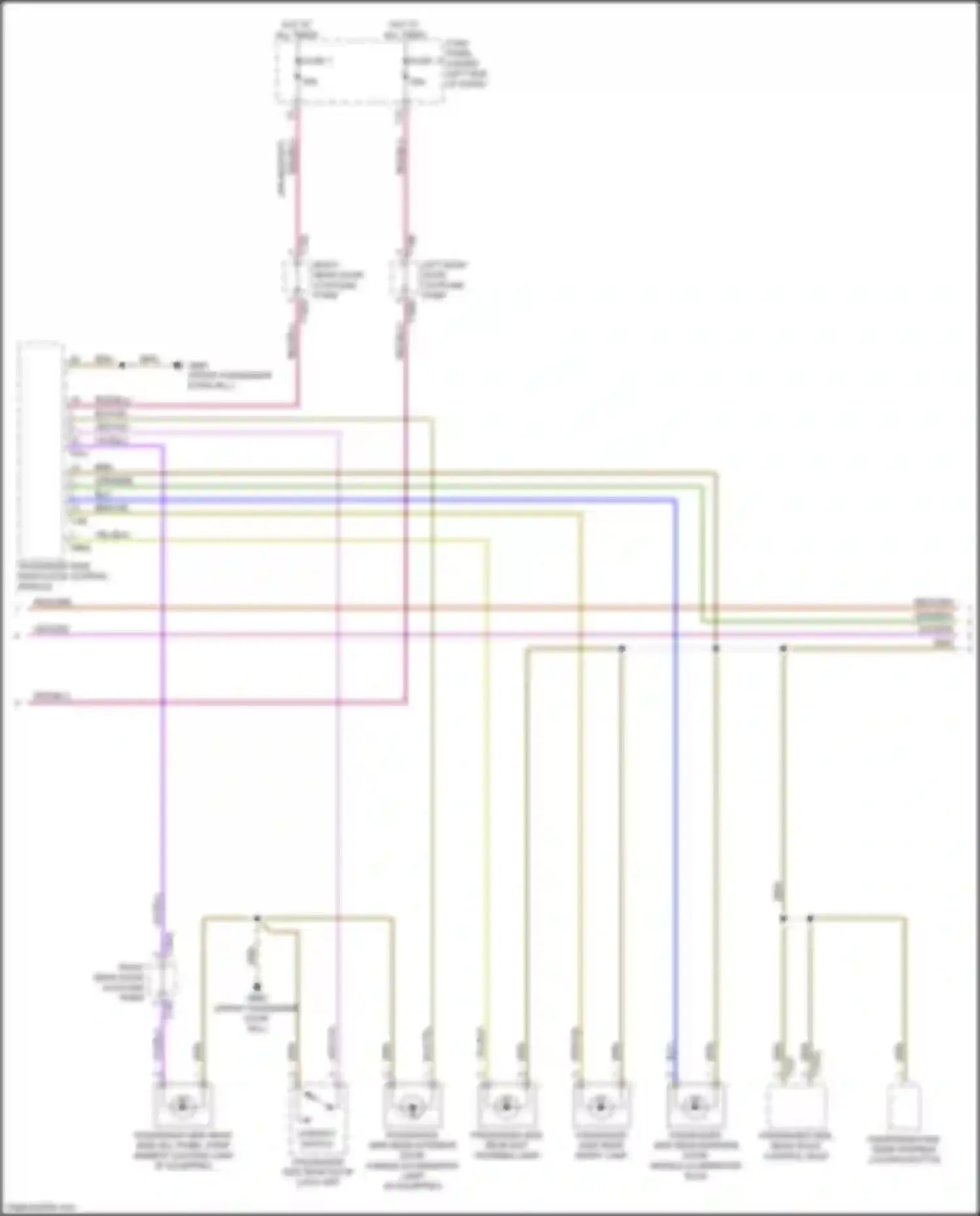 SQ8 Audi I (2019-2023): Courtesy lamps circuit (5 of 6)