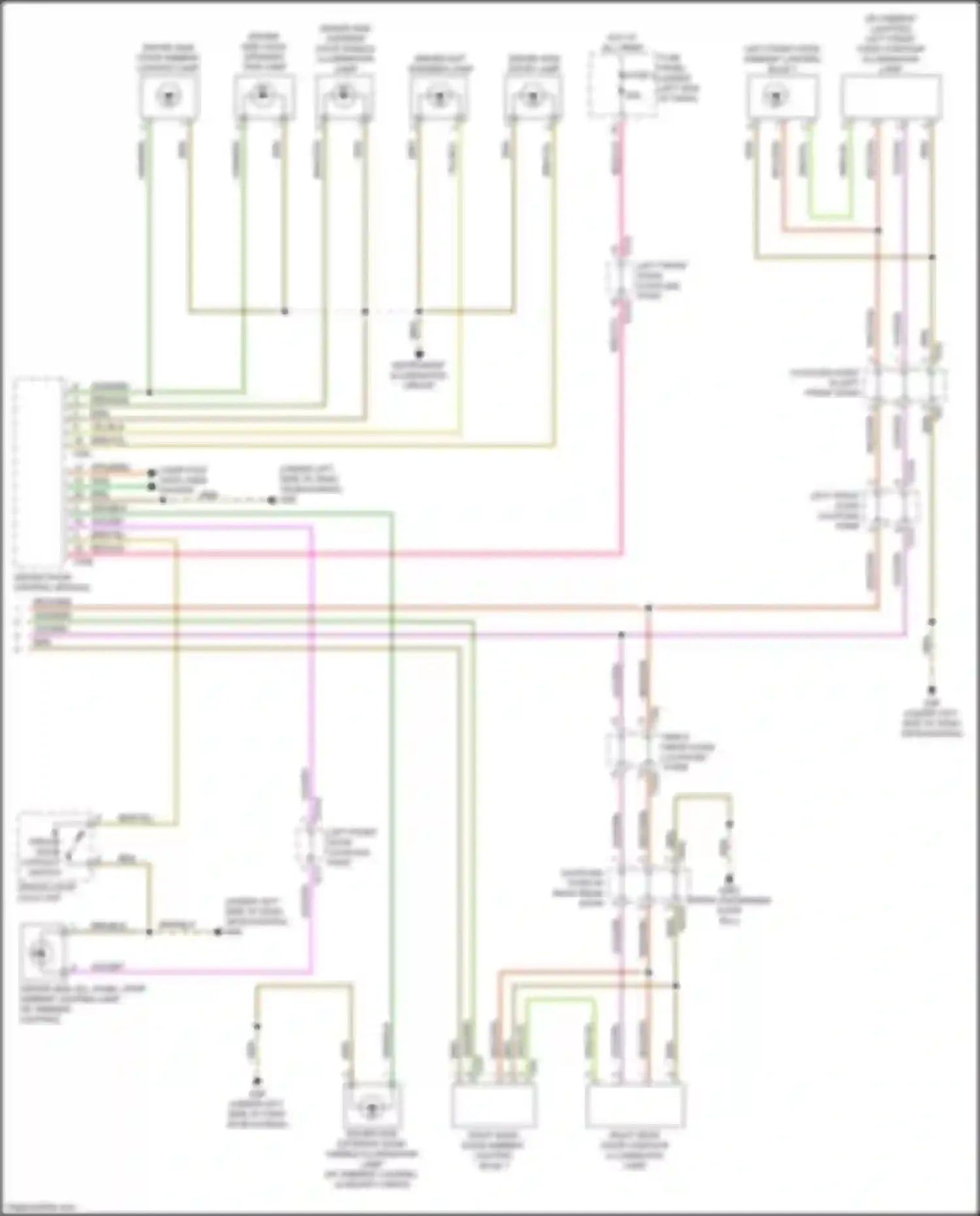 SQ8 Audi I (2019-2023): Courtesy lamps circuit (6 of 6)