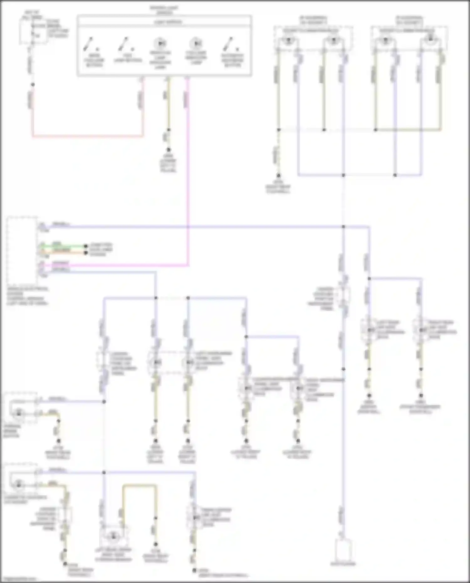 SQ8 Audi I (2019-2023): Instrument illumination circuit (1 of 3)