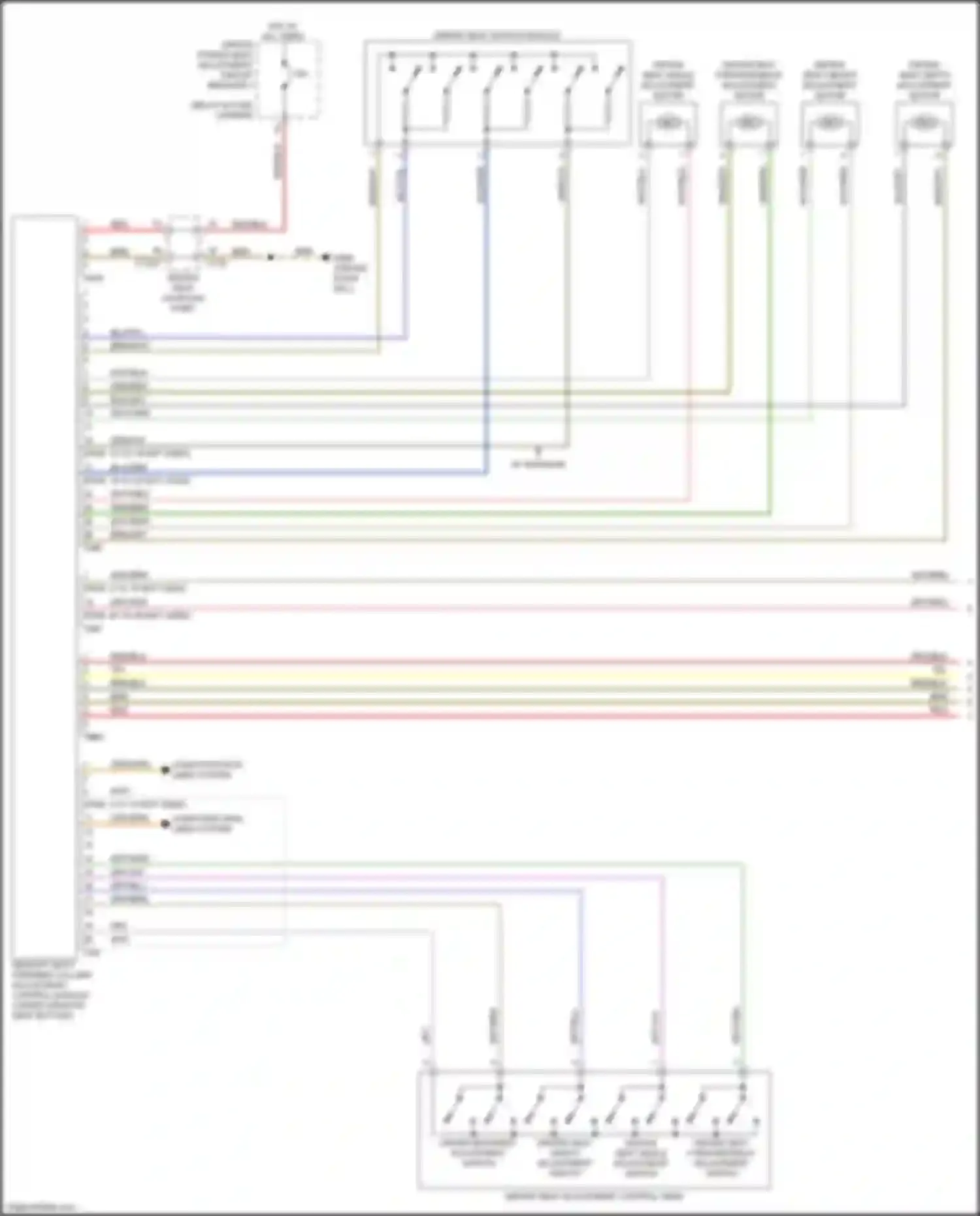 SQ8 Audi I (2019-2023): Driver"s memory seat circuit, w/ comfort seats (1 of 2)