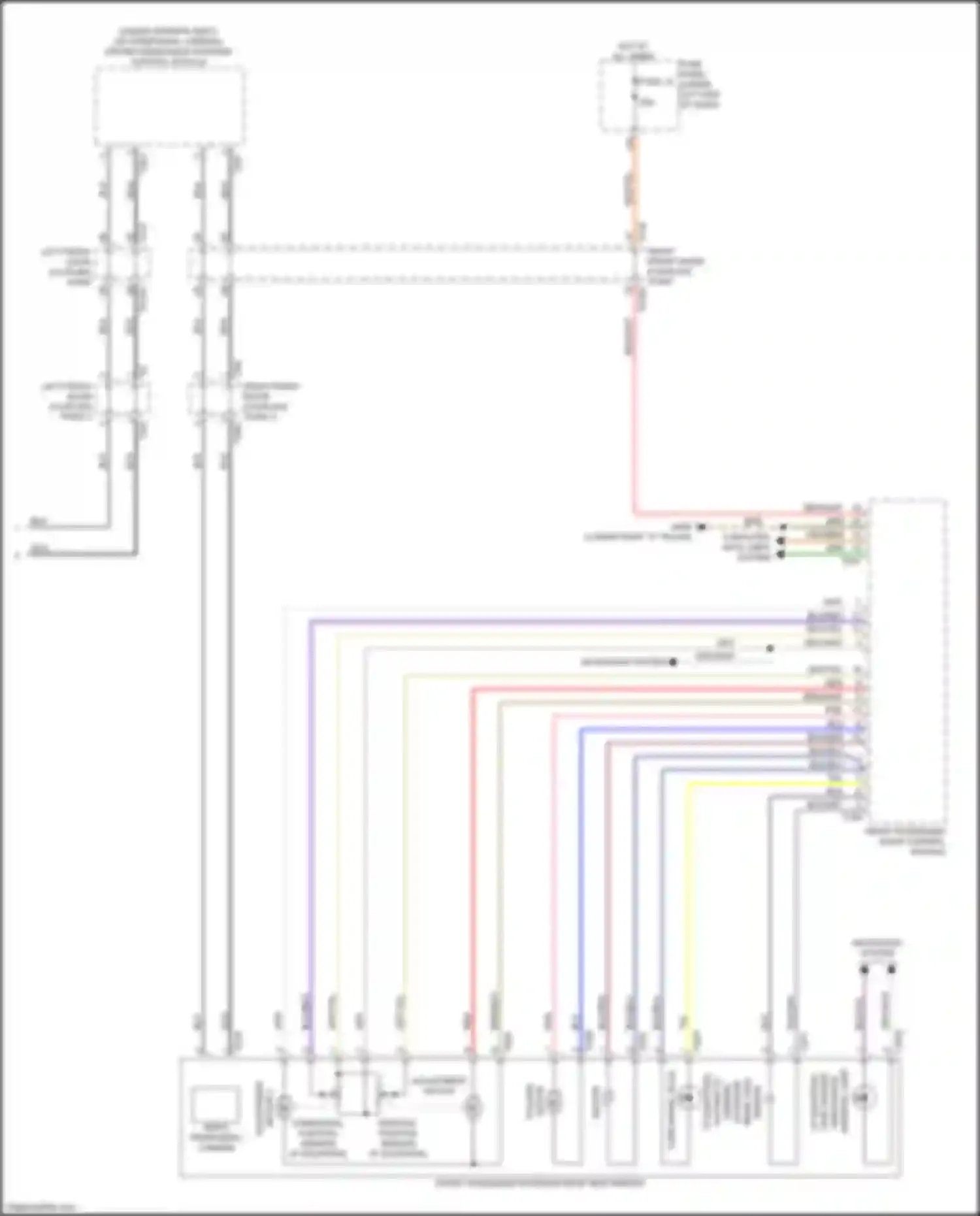 SQ8 Audi I (2019-2023): Memory mirrors circuit (2 of 2)
