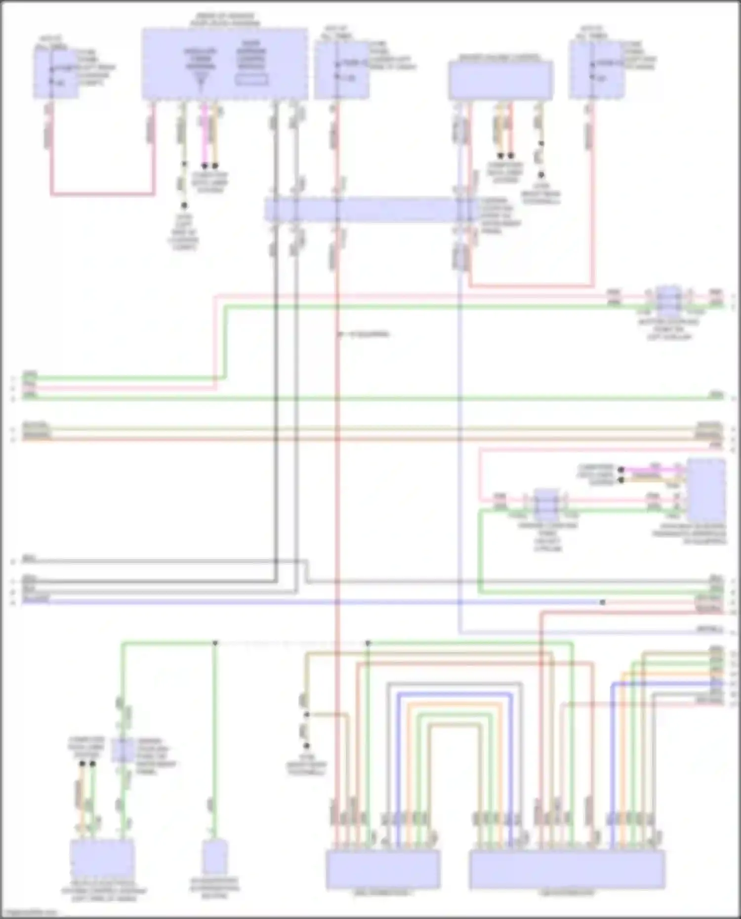 SQ8 Audi I (2019-2023): Navigation circuit, w/ amplifier w/o high end sound (4 of 5)