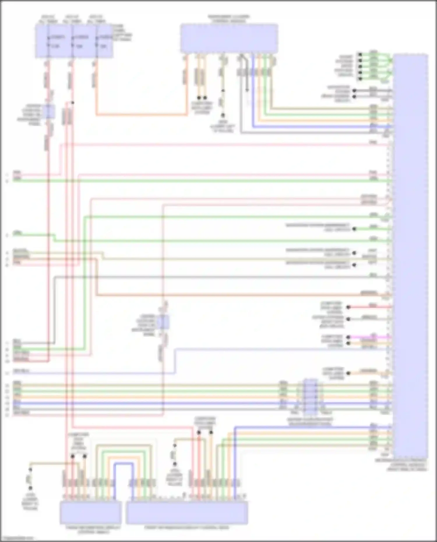 SQ8 Audi I (2019-2023): Navigation circuit, w/ amplifier w/o high end sound (5 of 5)
