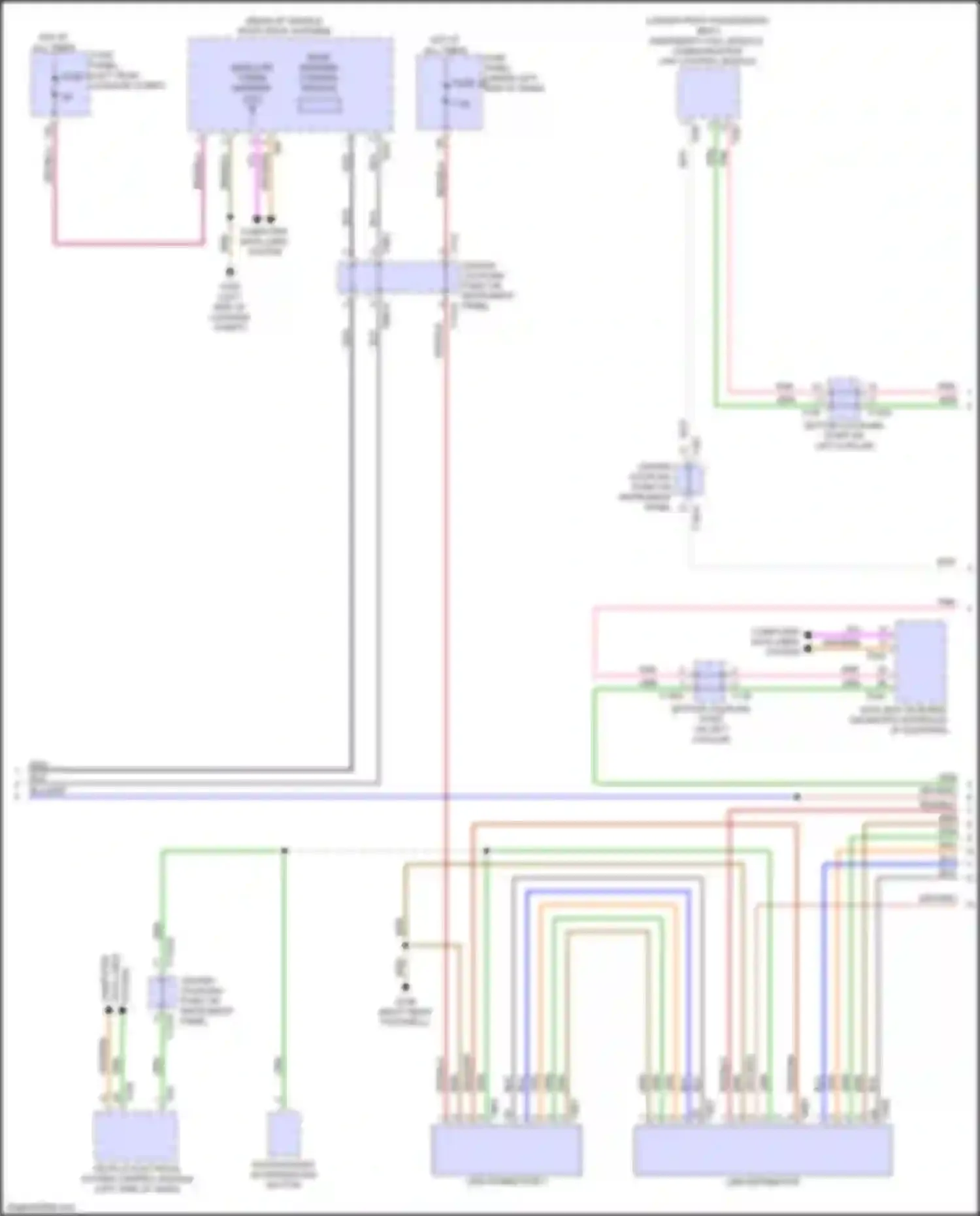 SQ8 Audi I (2019-2023): Navigation circuit, w/o amplifier (3 of 4)