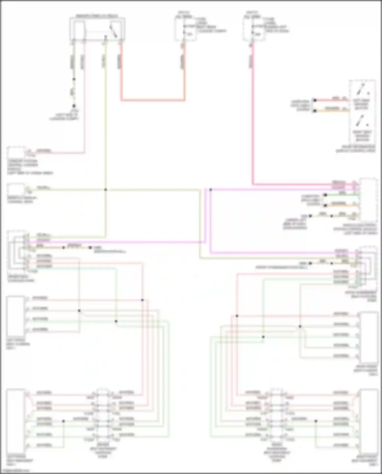 SQ8 Audi I (2019-2023): Seat ventilation circuit