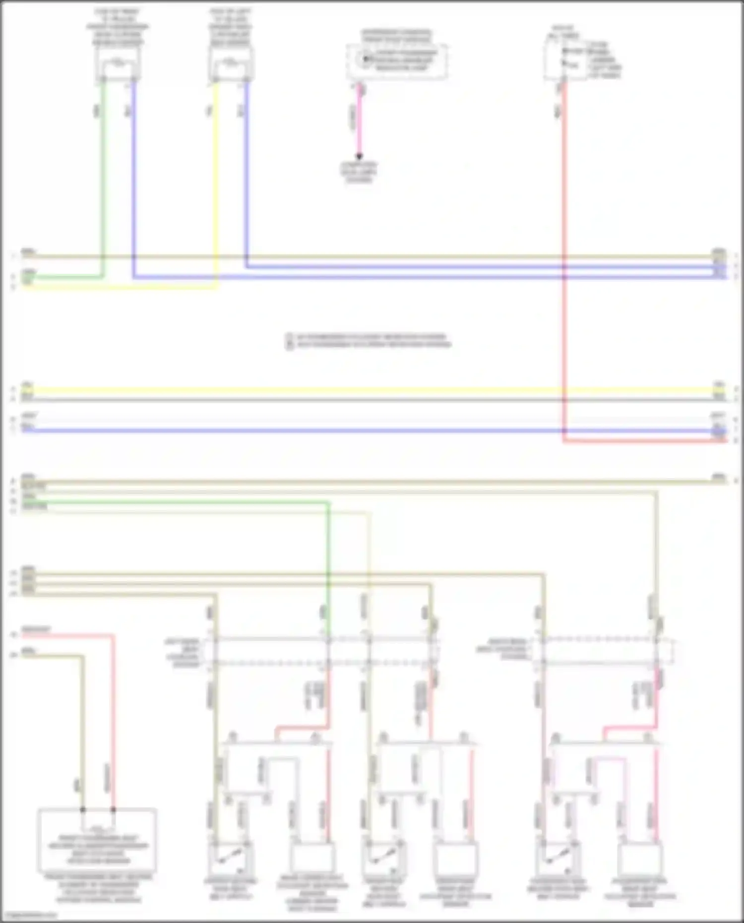 SQ8 Audi I (2019-2023): Supplemental restraints circuit (2 of 6)