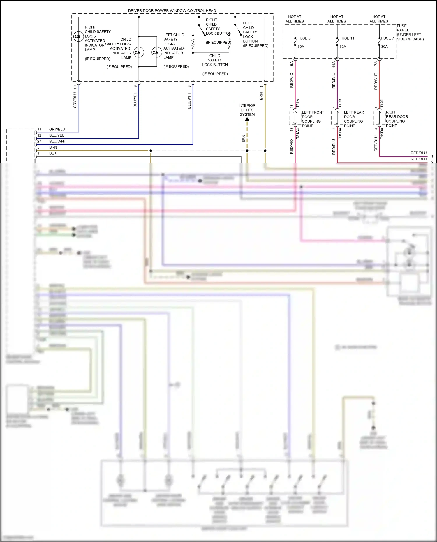 Wiring diagram blu for Audi SQ8 I (2019-2023) (2 of 86)