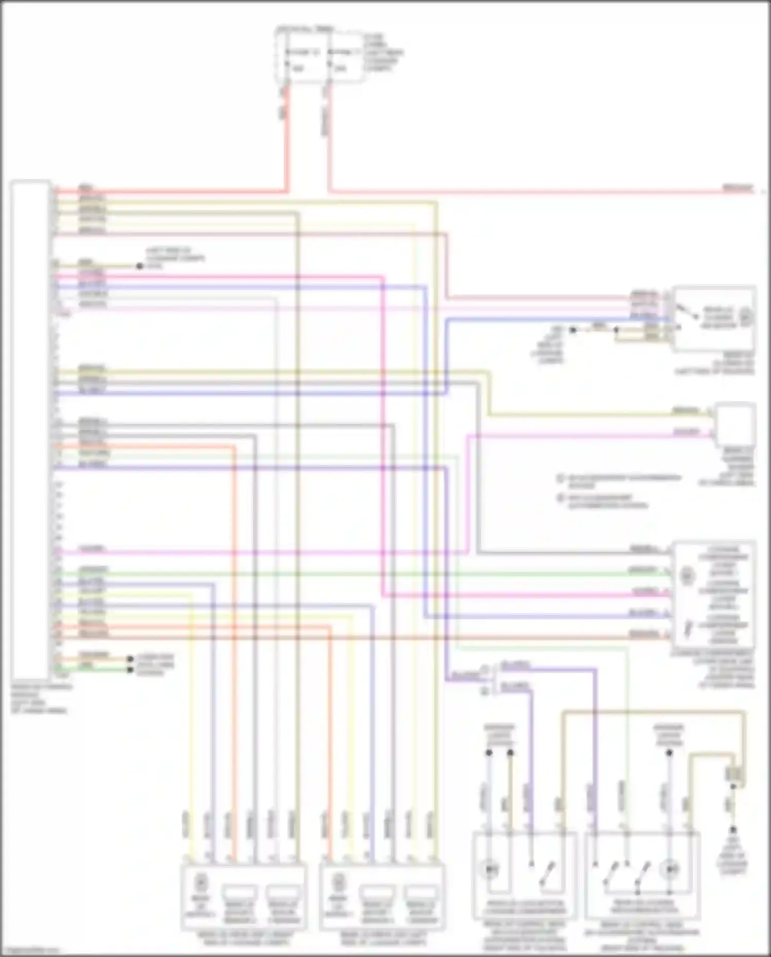Wiring diagram blu/red for Audi SQ8 I (2019-2023) (8 of 35)