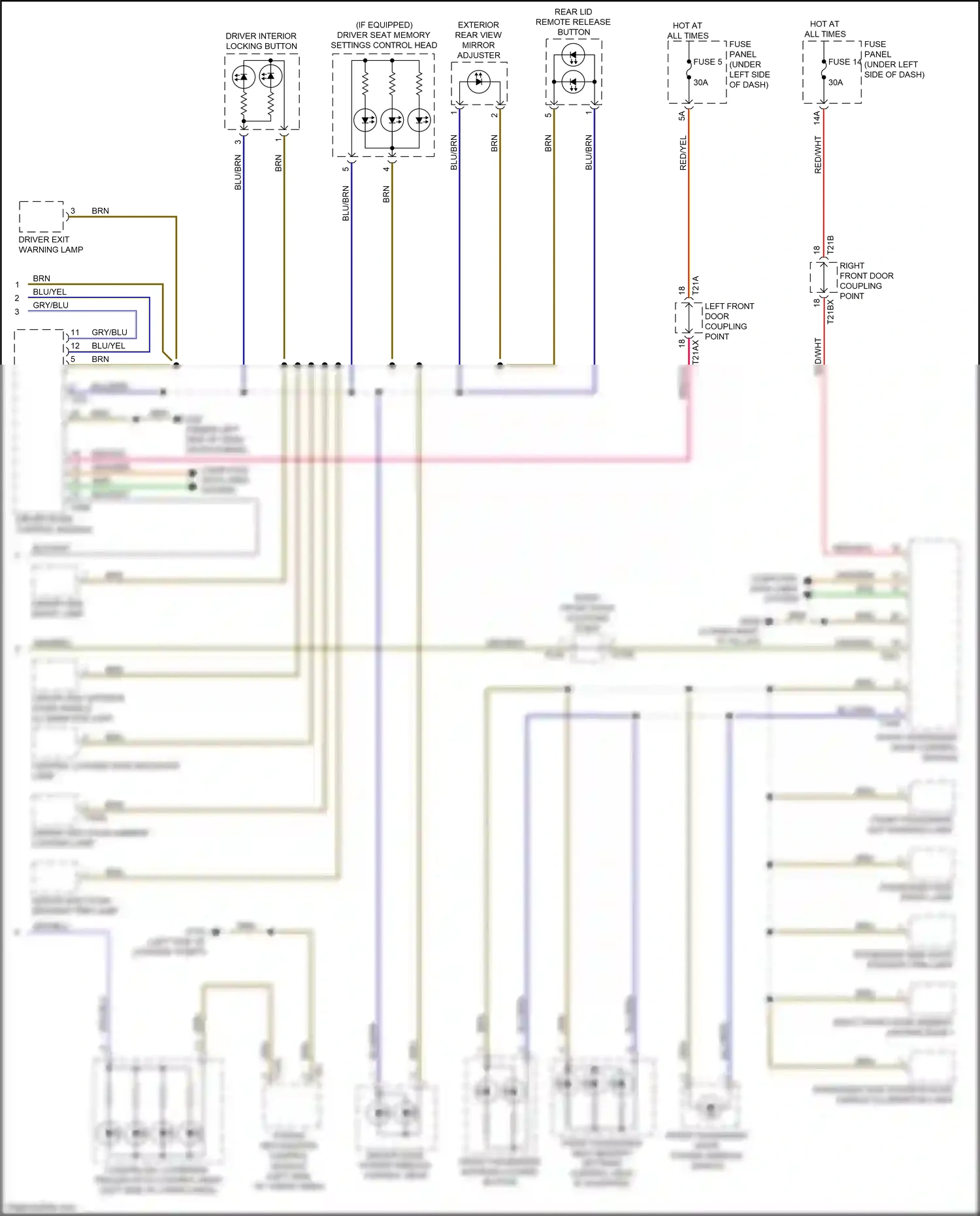 Wiring diagram brn for Audi SQ8 I (2019-2023) (50 of 182)